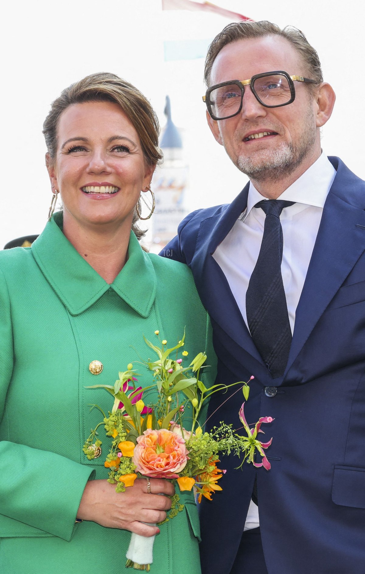Princess Annette (L) and Prince Bernard of the Netherlands attend a gathering for King's Day in Maastricht, on April 27, 2022