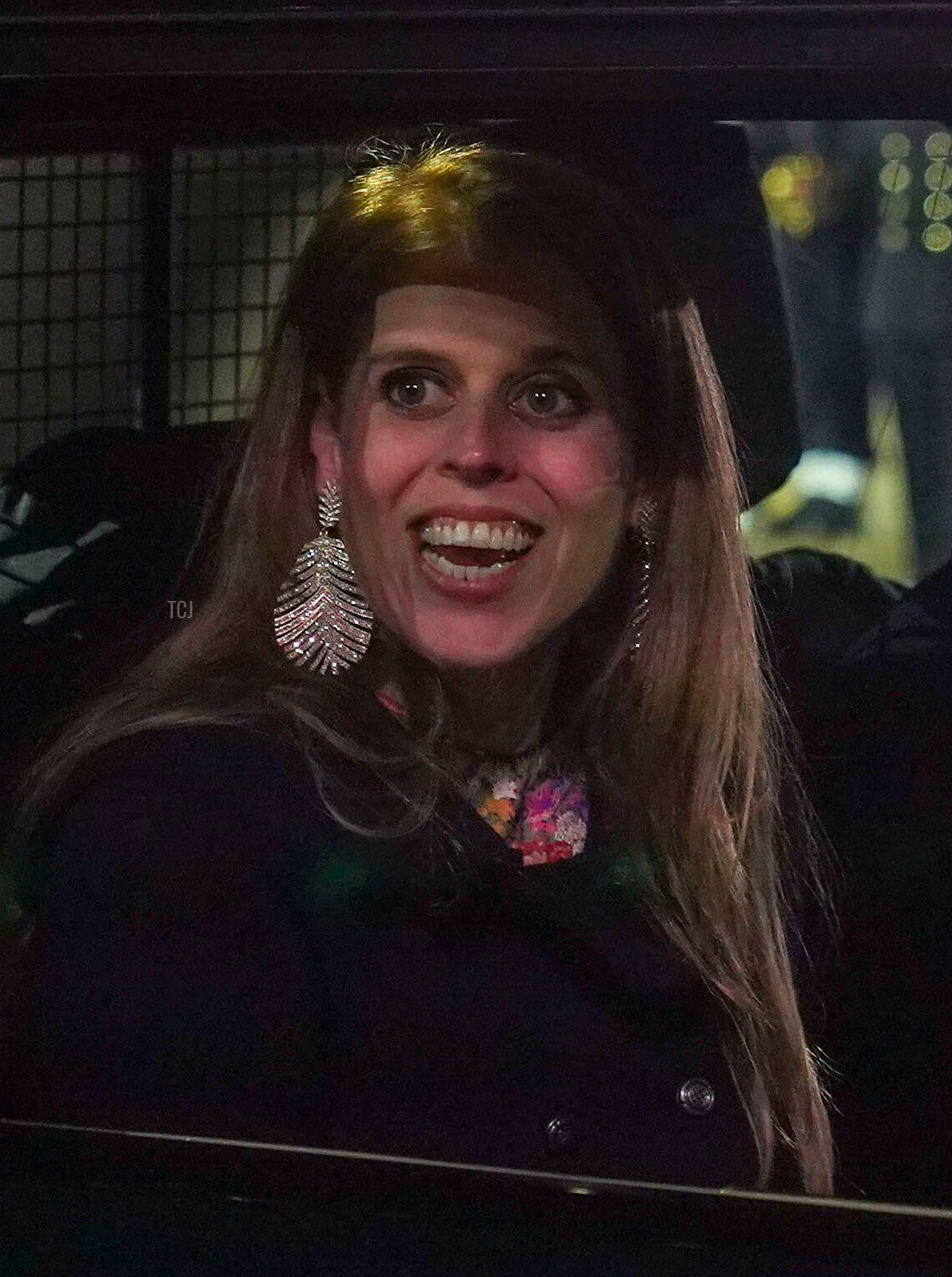 Princess Beatrice and Edoardo Mapelli Mozzi attend the charity preview night of A Gallop Through History Platinum Jubilee celebration at the Royal Windsor Horse Show at Windsor Castle