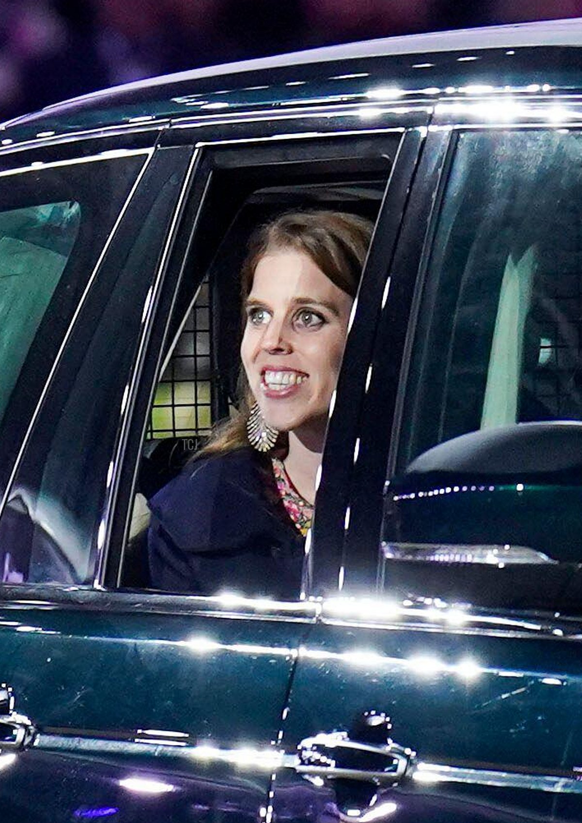 Princess Beatrice and Edoardo Mapelli Mozzi attend the charity preview night of A Gallop Through History Platinum Jubilee celebration at the Royal Windsor Horse Show at Windsor Castle
