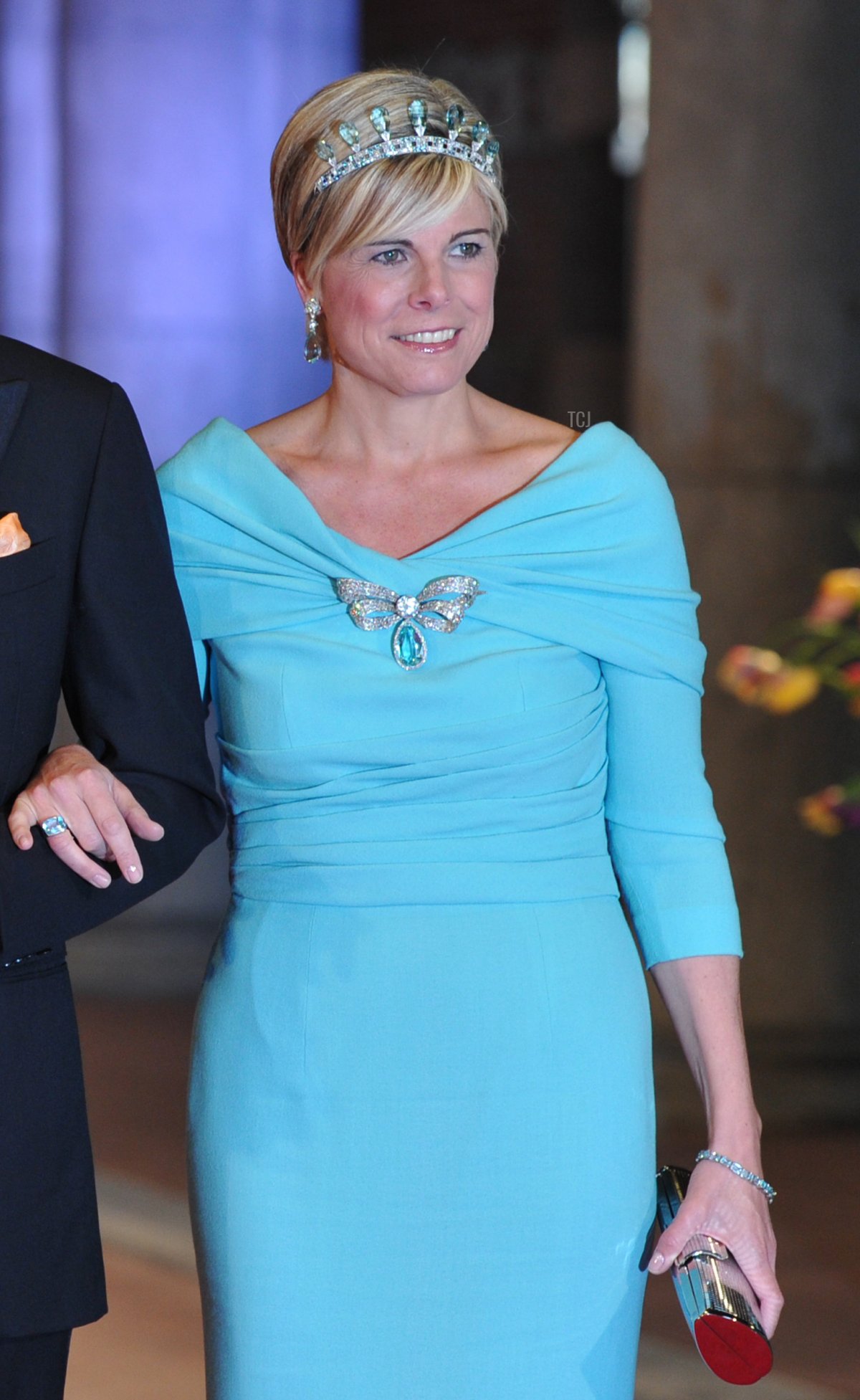 Princess Laurentien of the Netherlands arrives to attend a dinner hosted by Queen Beatrix of The Netherlands ahead of her abdication at Rijksmuseum on April 29, 2013 in Amsterdam, Netherlands