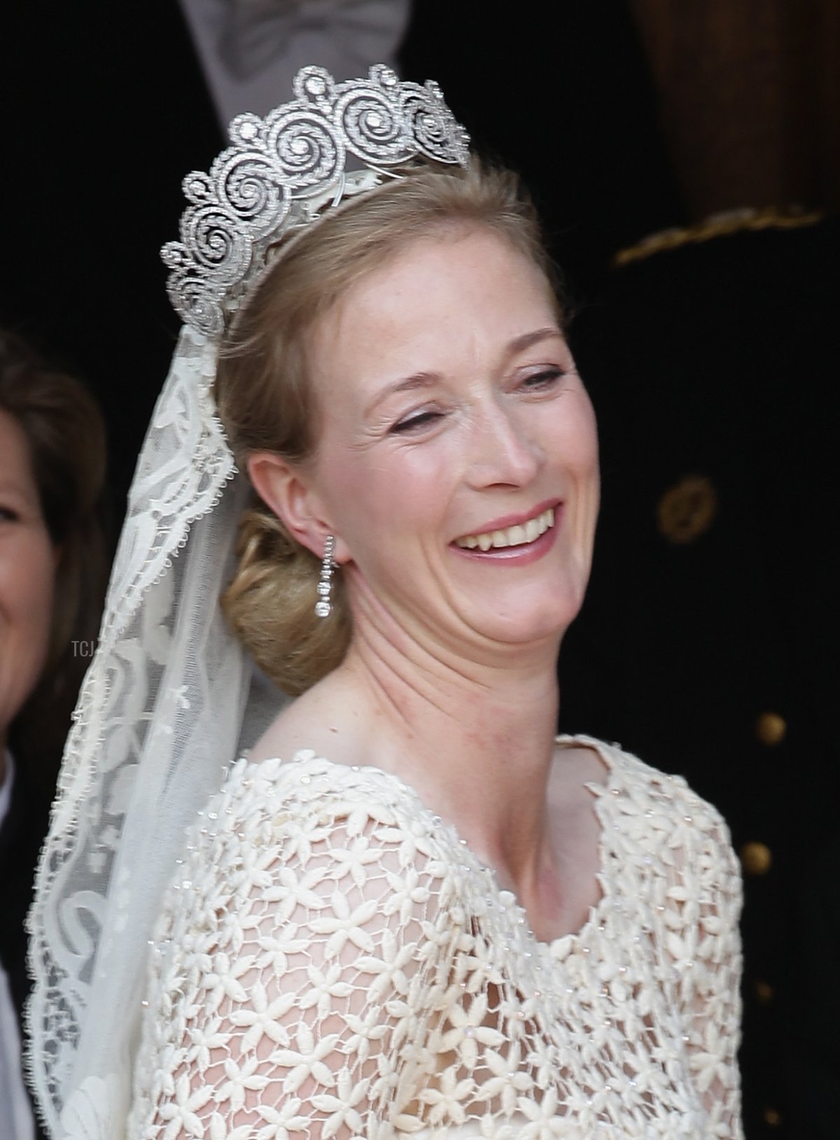 Princess Nathalie zu Sayn-Wittgenstein-Berleburg poses during her wedding with Alexander Johannsmann on June 18, 2011 in Bad Berleburg, Germany
