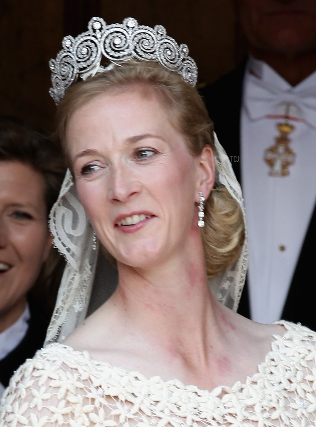 Princess Nathalie zu Sayn-Wittgenstein-Berleburg poses during her wedding with Alexander Johannsmann on June 18, 2011 in Bad Berleburg, Germany