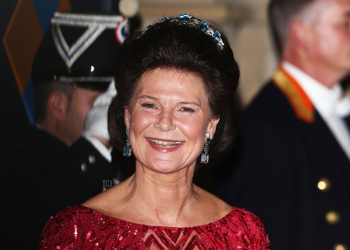 Princess Margaretha of Liechtenstein attends the Gala dinner for the wedding of Prince Guillaume Of Luxembourg and Stephanie de Lannoy at the Grand-ducal Palace on October 19, 2012 in Luxembourg