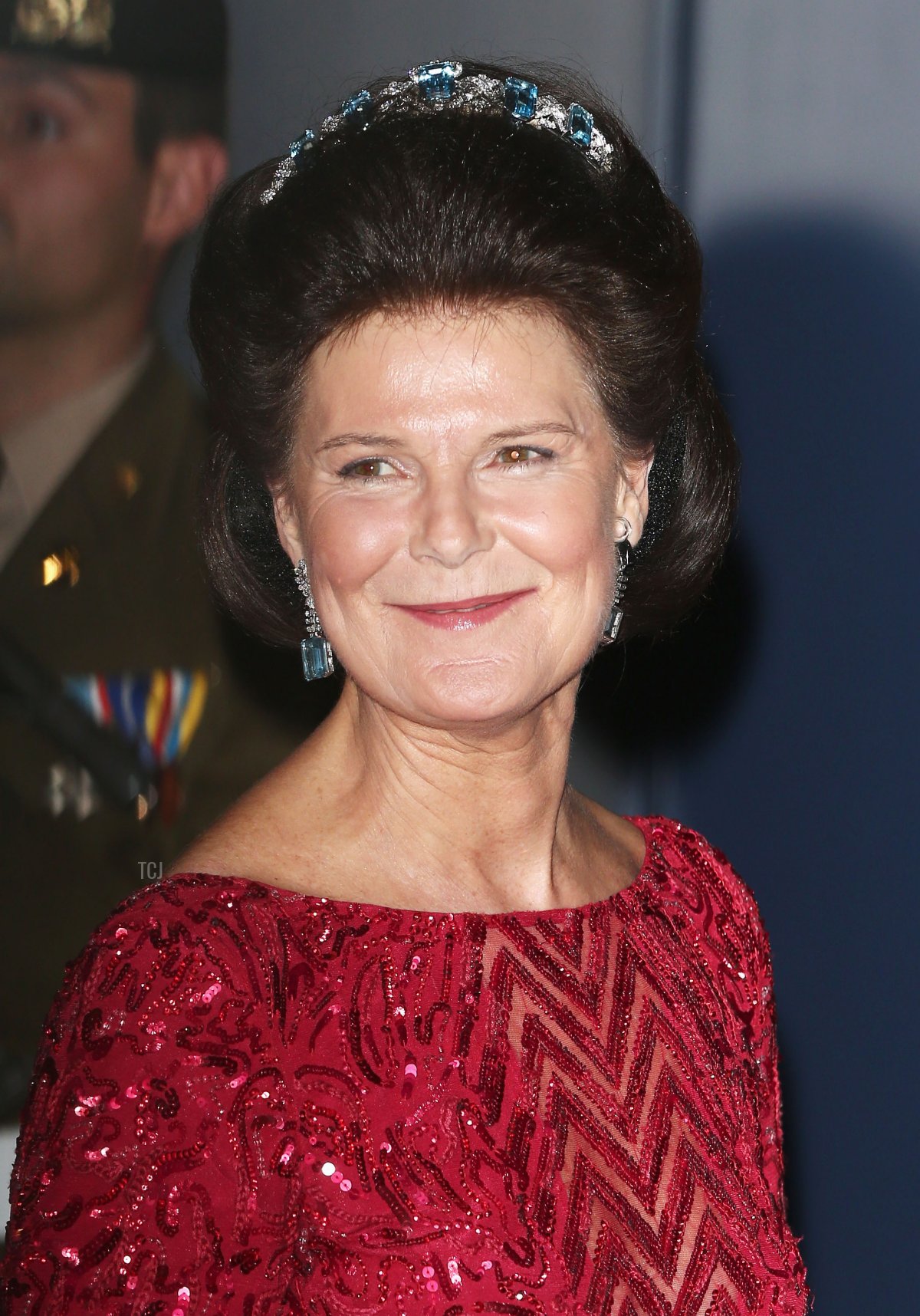 Princess Margaretha of Liechtenstein attends the Gala dinner for the wedding of Prince Guillaume Of Luxembourg and Stephanie de Lannoy at the Grand-ducal Palace on October 19, 2012 in Luxembourg