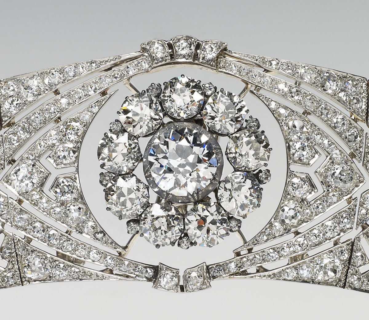 In this undated handout image released by the Royal Household, Queen Mary's Diamond Bandeau, is pictured, which is being worn by Meghan Markle for her wedding to Prince Harry on May 19, 2018