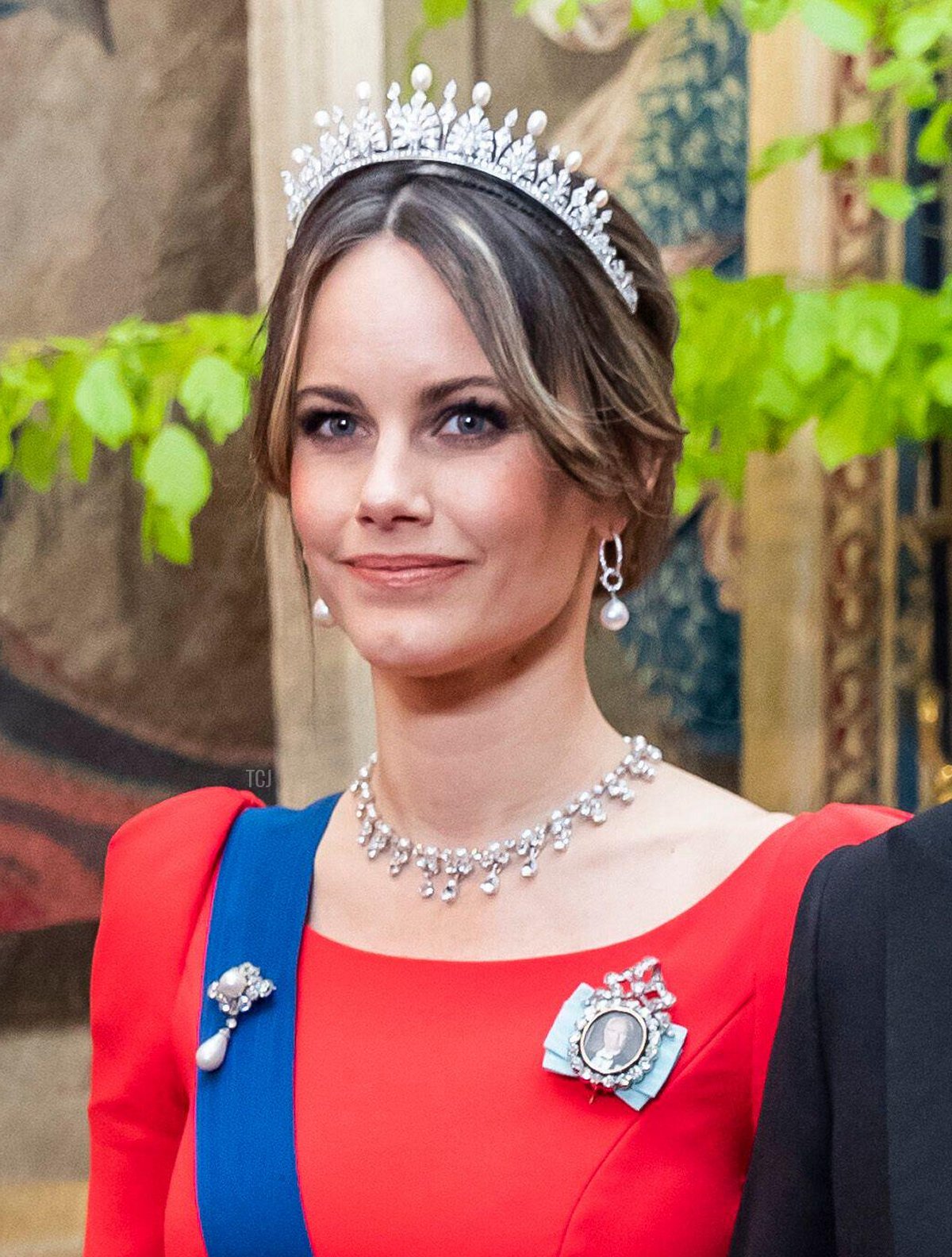 Princess Sofia of Sweden attends a State Banquet in honour of the President of Finland in Stockholm, Sweden, on May 17, 2022