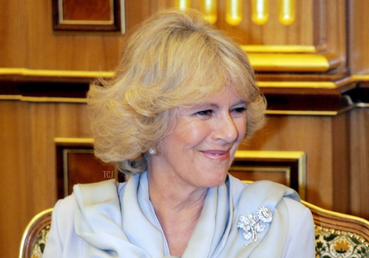Camilla, wife of Britain's Prince Charles meets Saudi King Abdullah Bin Abdulaziz in Riyadh (not pictured) in Riyadh, 25 March 2006