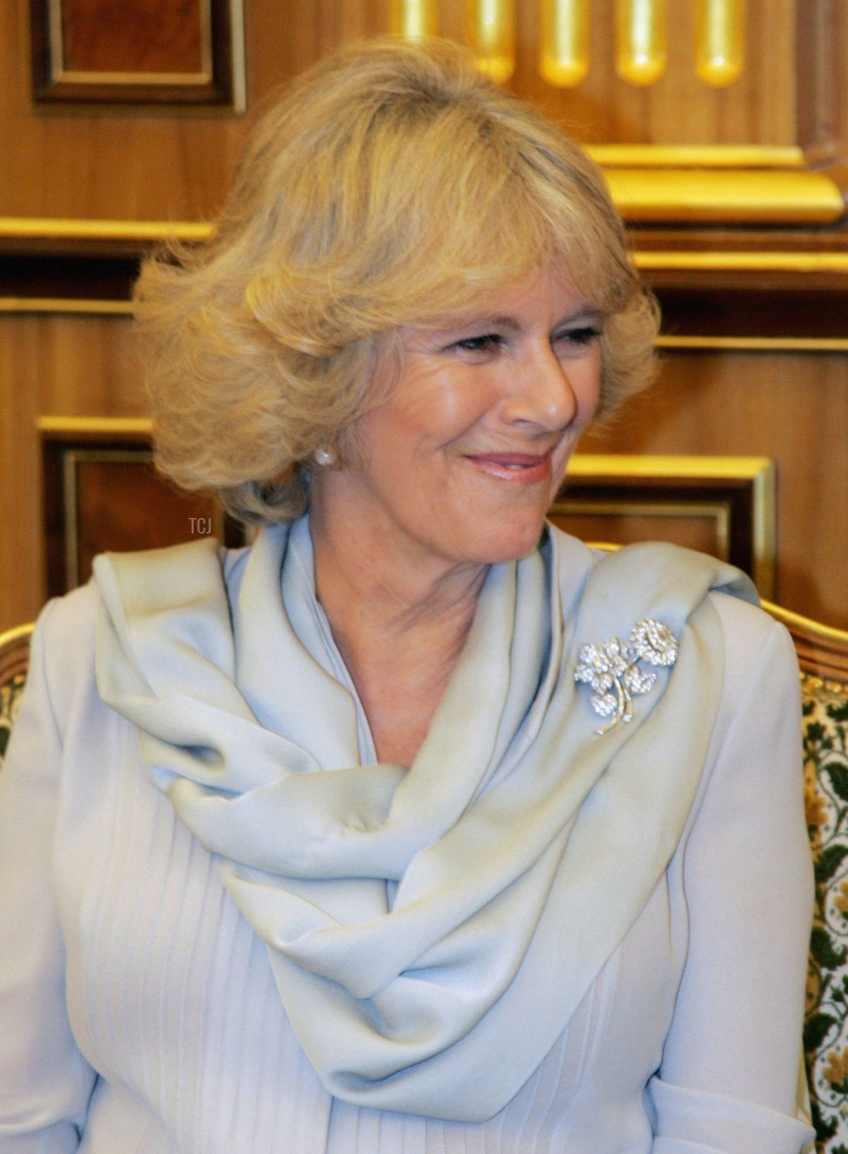 HRH Camilla, Duchess of Cornwall visits King Abdullah of Saudi Arabia on the sixth day of their 12 day official tour visiting Egypt, Saudi Arabia and India, on March 25, 2006 in Riyadh, Saudi Arabia