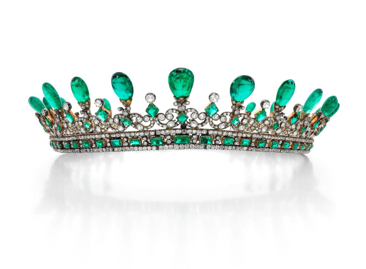 Queen Victoria's Emerald and Diamond Tiara