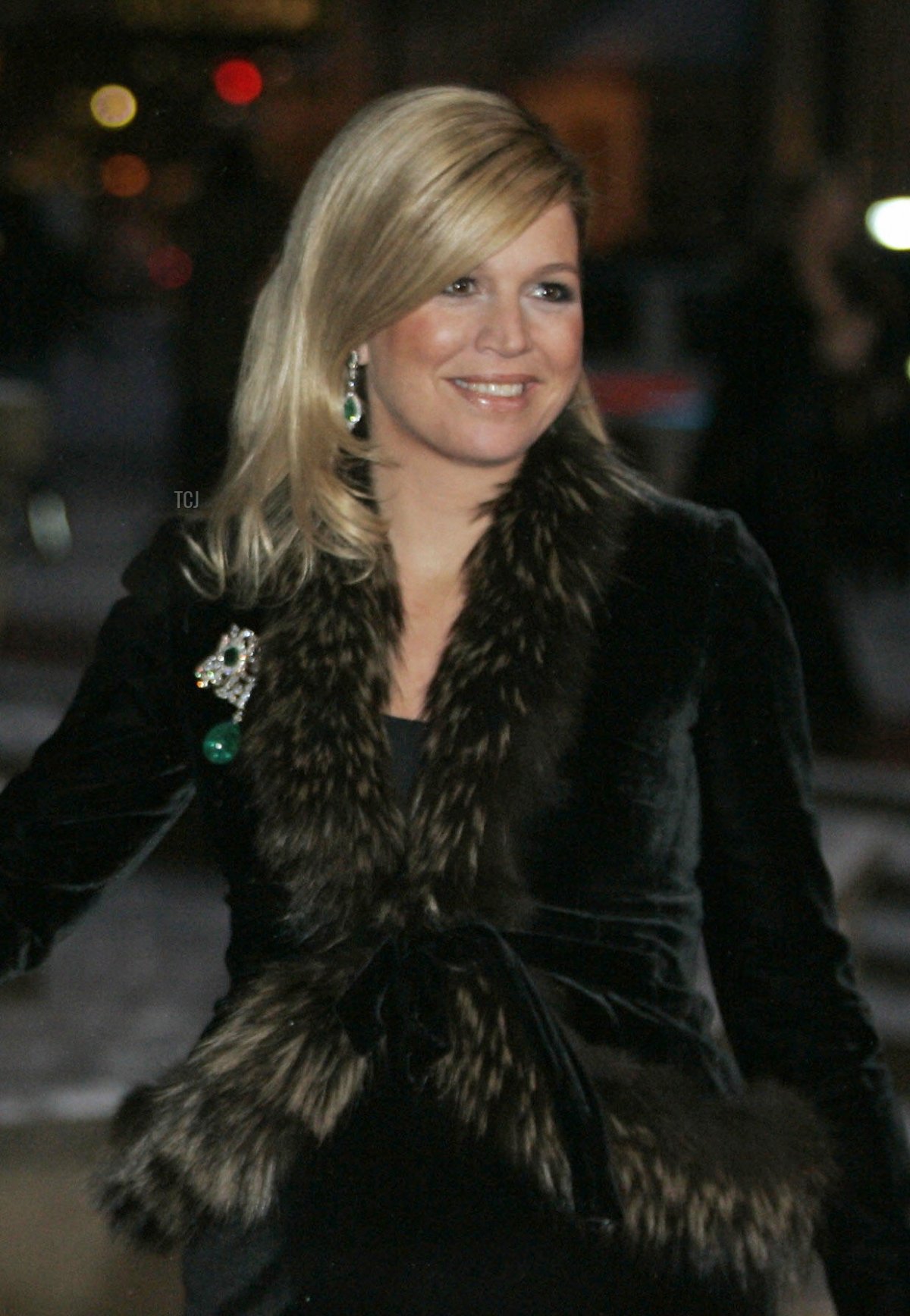 Dutch Prince Willem-Alexander and Princess Maxima arrive for Norwegian King Harald's 70th birthday celebrations 23 February 2007 at Oslo City Hall with a number of foreign Royals and dignitaries present