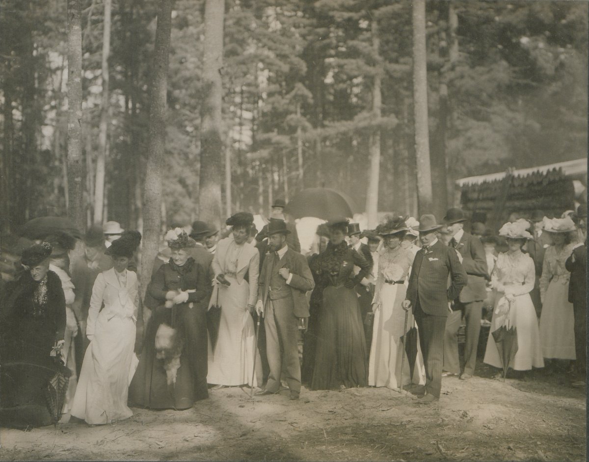 The royal party at Rockliffe, September 1901