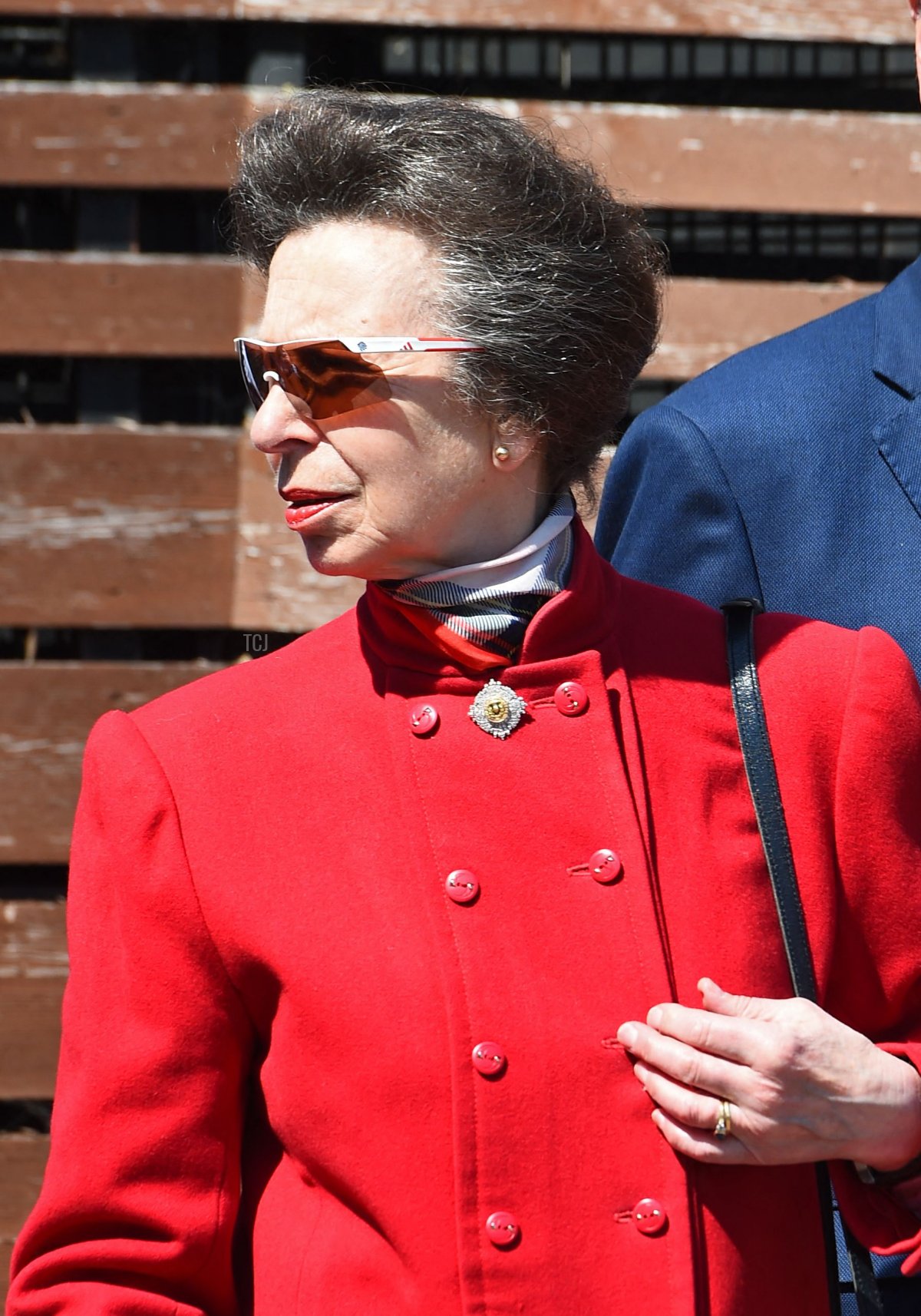 Princess Anne, Princess Royal visits the Penguin enclosure at Edinburgh Zoo as part of the Queen’s Platinum Jubilee celebrations at Edinburgh Zoo on June 03, 2022 in Edinburgh, Scotland