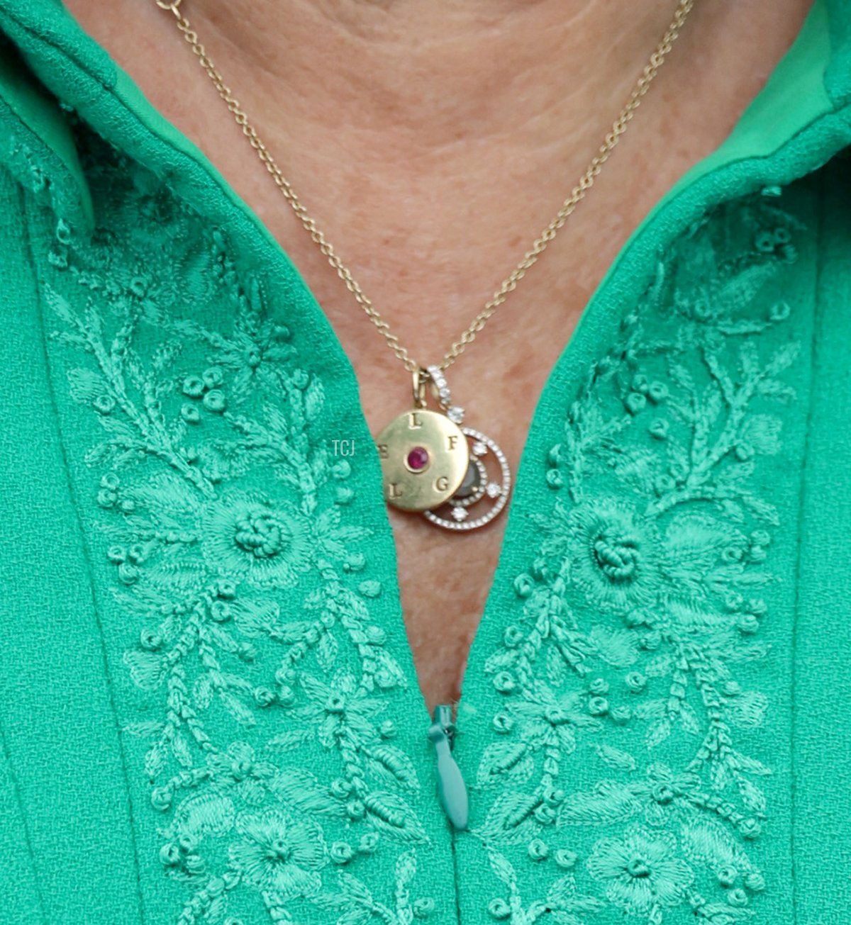 Camilla, Duchess of Cornwall smiles as she attends the Big Jubilee Lunch with Prince Charles, Prince of Wales at The Oval on June 5, 2022 in London, England