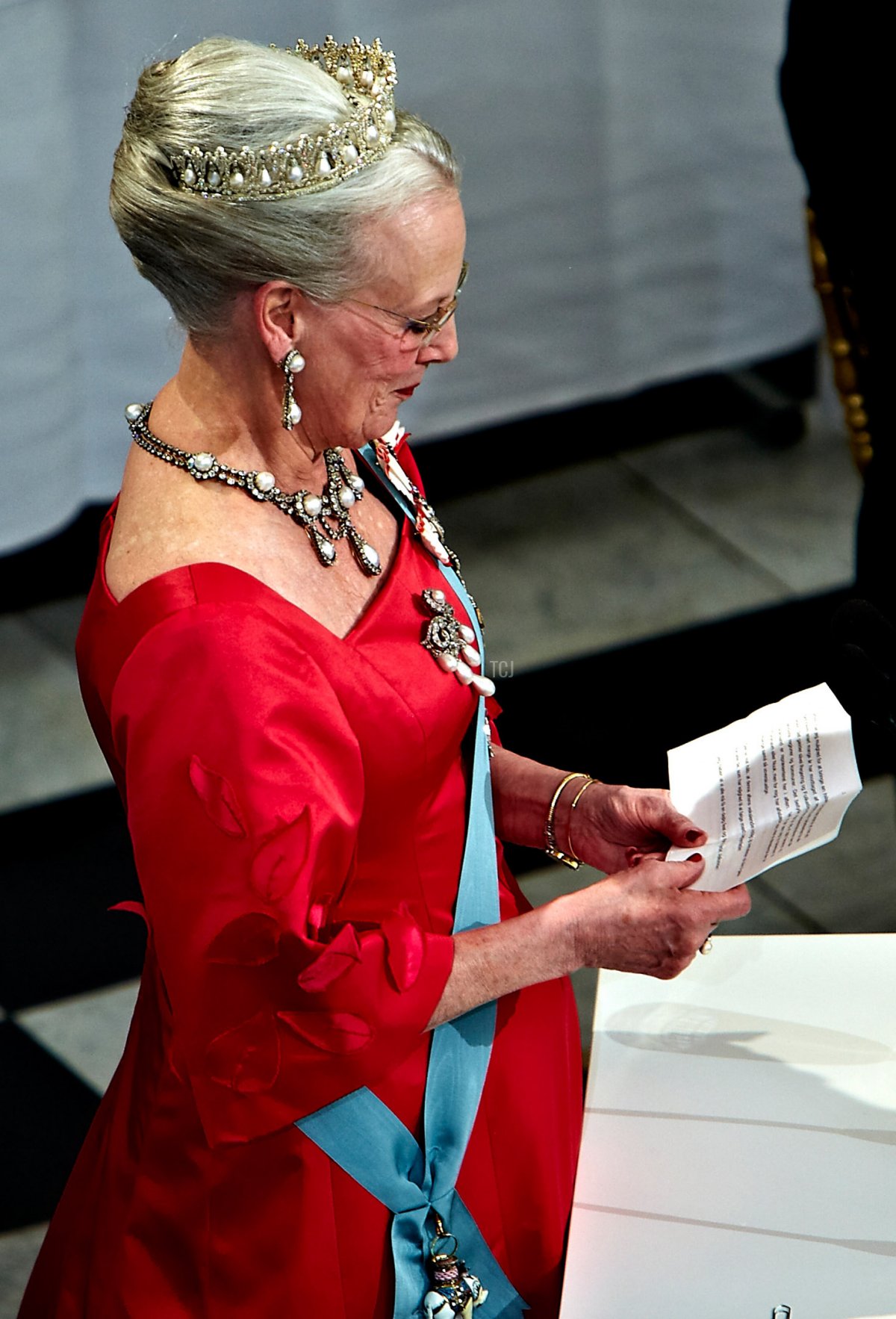 Queen Margrethe of Denmark speaks as she attends Queen Margrethe 70th Birthday Celebrations - Day 1 on April 13, 2010 in Copenhagen, Denmark