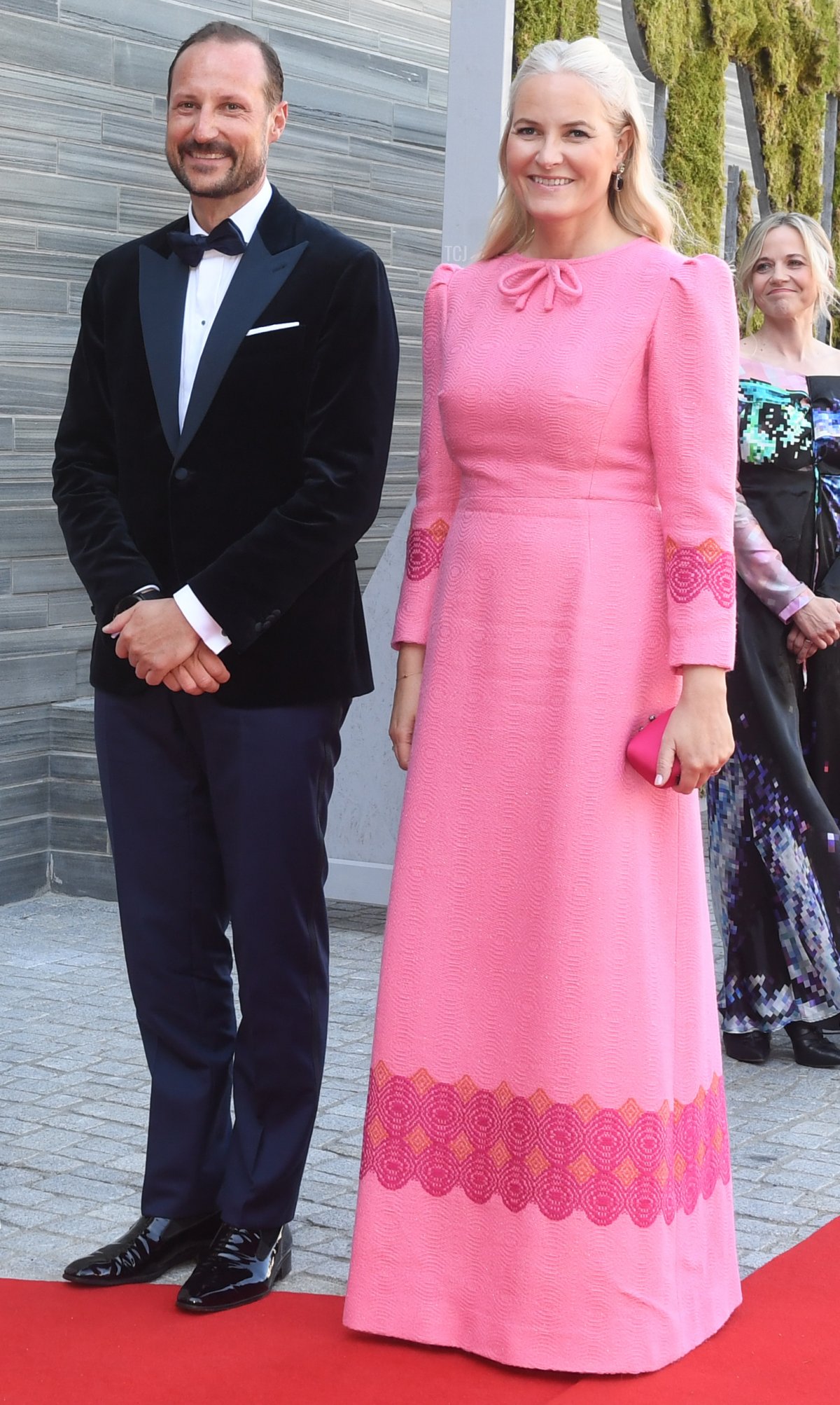 Crown Prince Haakon and Crown Princess Mette-Marit attend an official dinner in conjunction with the opening of the new National Museum on June 10, 2022 in Oslo, Norway