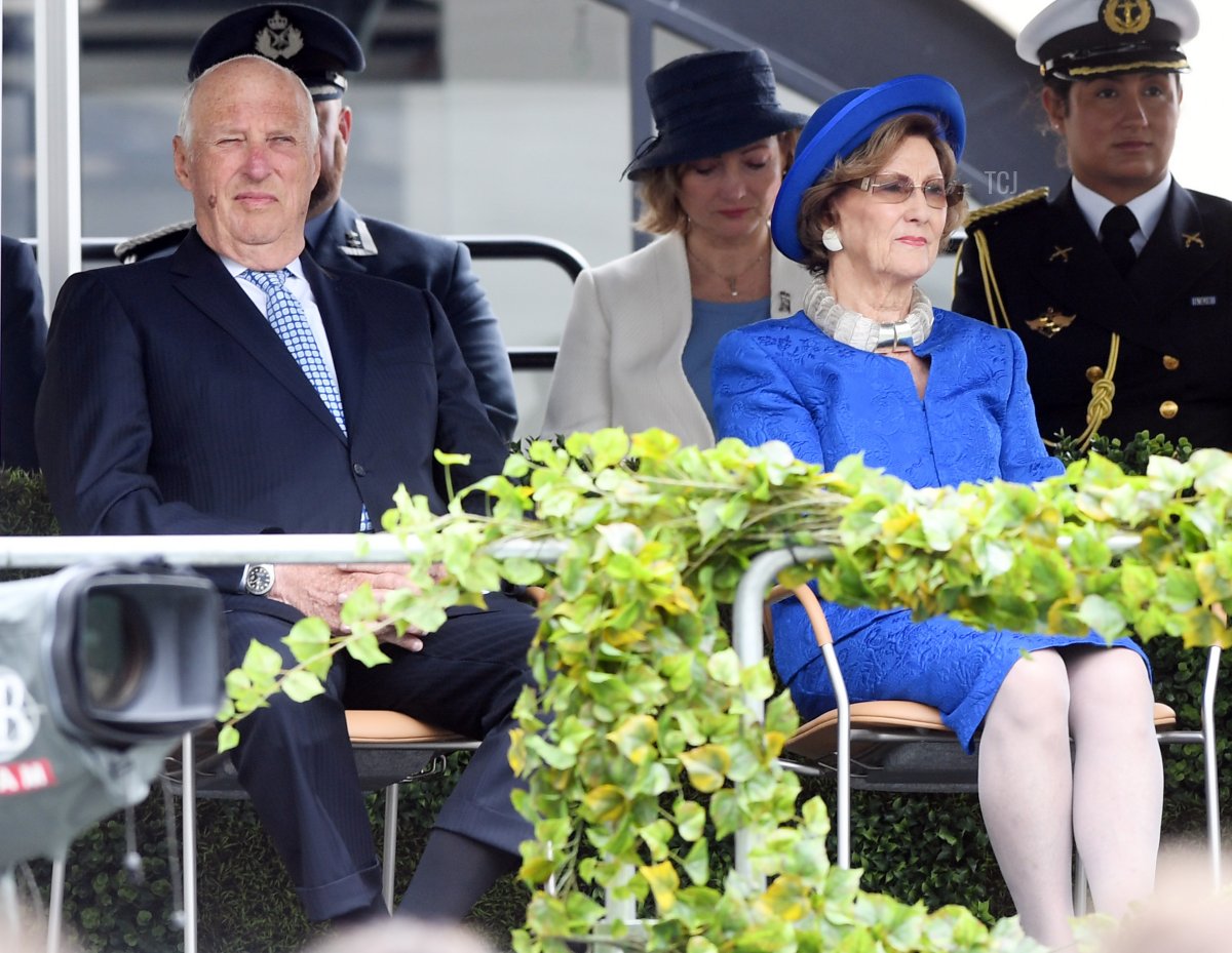 King Harald and Queen Sonja attend the opening of the National Museum on June 11, 2022 in Oslo, Norway