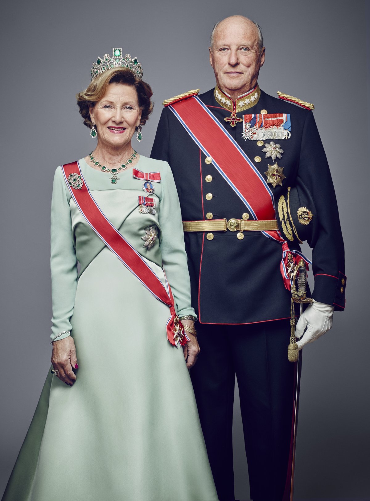 King Harald V and Queen Sonja of Norway, 2016