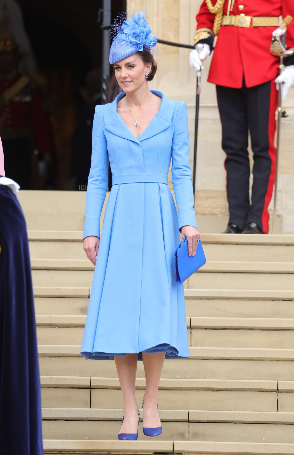Catherine, Duchess of Cambridge attends the Order Of The Garter Service at St George's Chapel on June 13, 2022 in Windsor, England