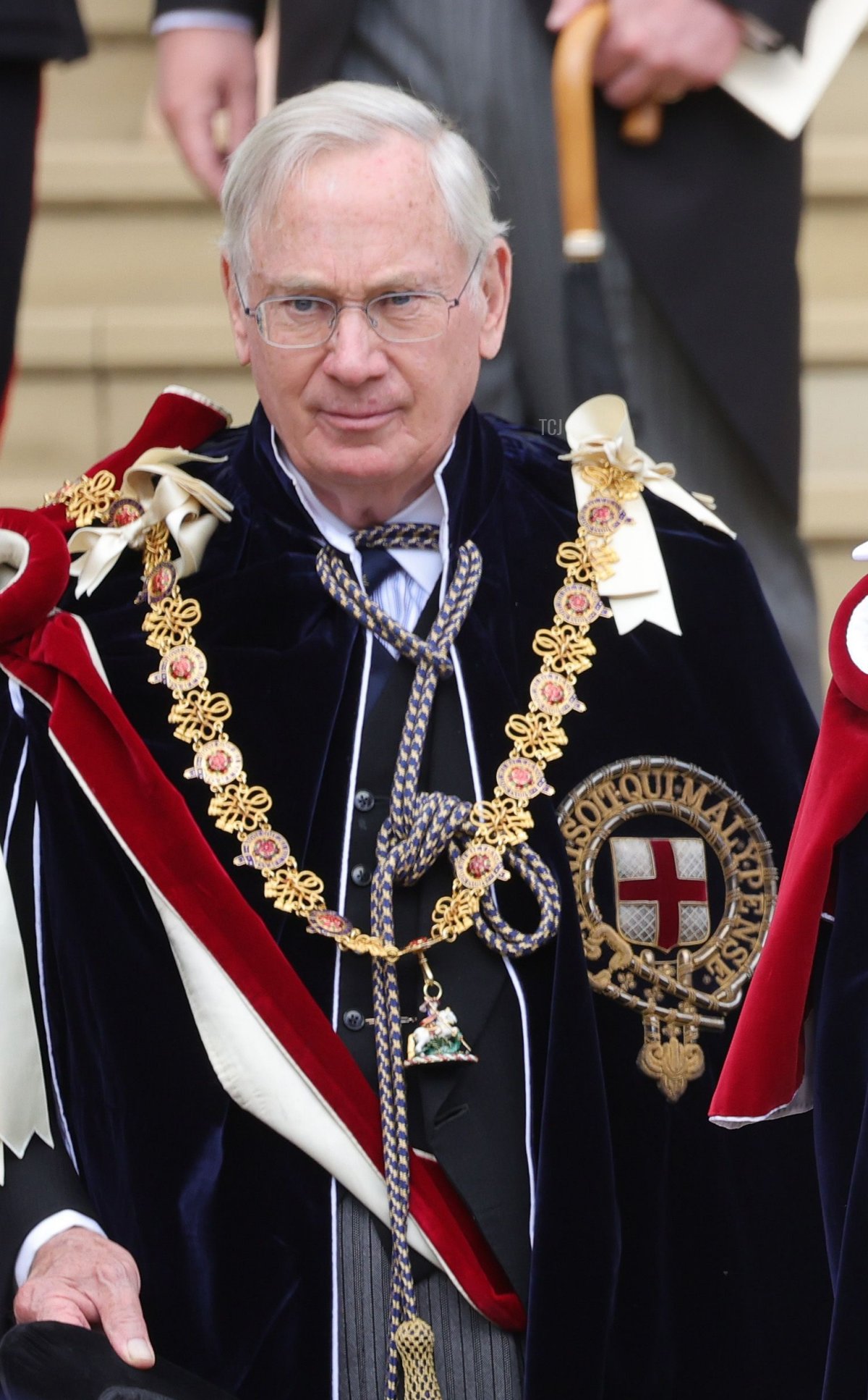 The Duke of Gloucester attends the Order Of The Garter Service at St George's Chapel on June 13, 2022 in Windsor, England
