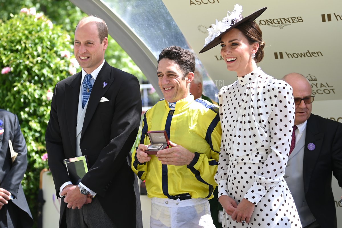 Prince William, Duke of Cambridge and Catherine, Duchess of Cambridge attend Royal Ascot 2022 at Ascot Racecourse on June 17, 2022 in Ascot, England