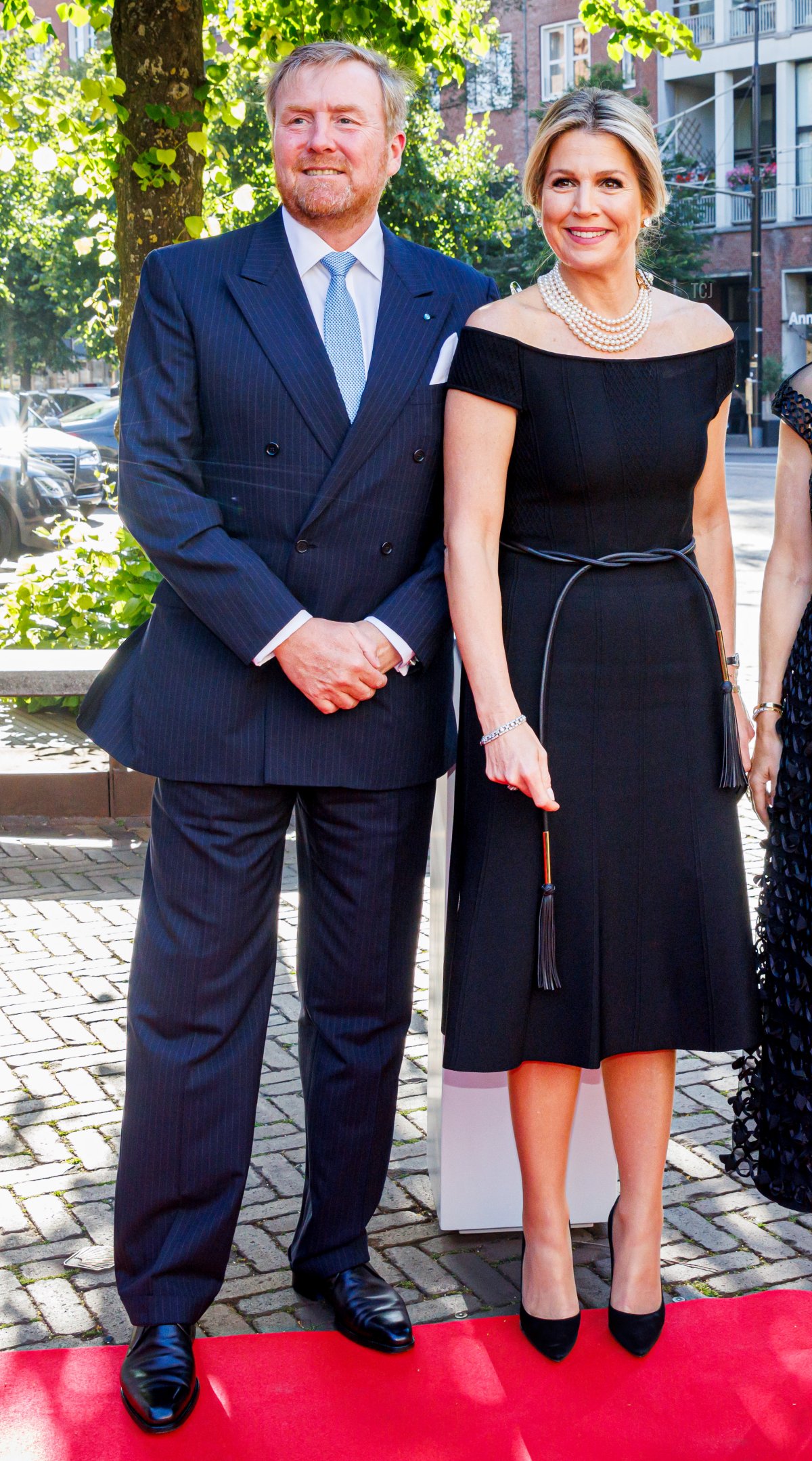 King Willem-Alexander of The Netherlands, Queen Maxima of The Netherlands, Crown Princess Mary of Denmark and Crown Prince Frederik of The Netherlands attend a Dutch-Danish Trade dinner in the Grote Kerk on June 20, 2022 in The Hague, Netherlands