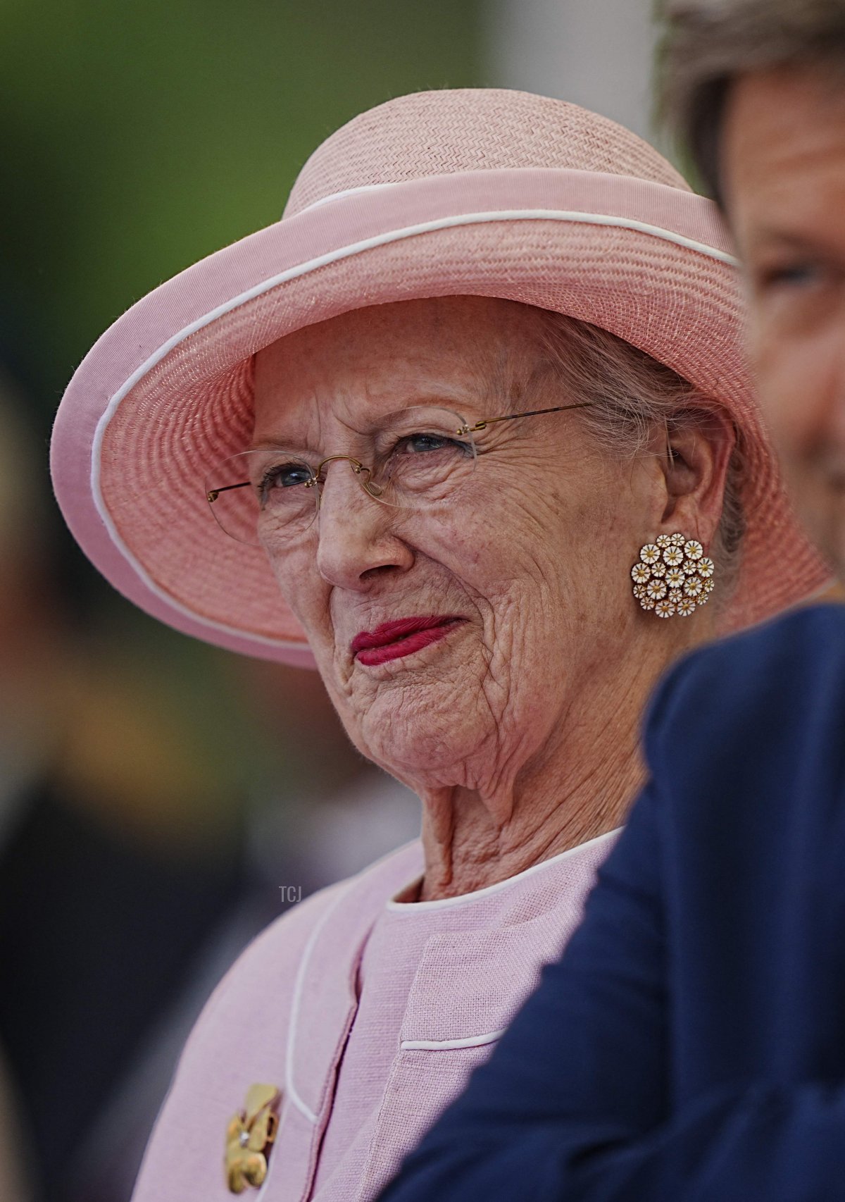 Queen Margrethe II of Denmark attends the inauguration of the new Danish refugee museum FLUGT (escape) in Oksboel, Denmark, on June 25, 2022