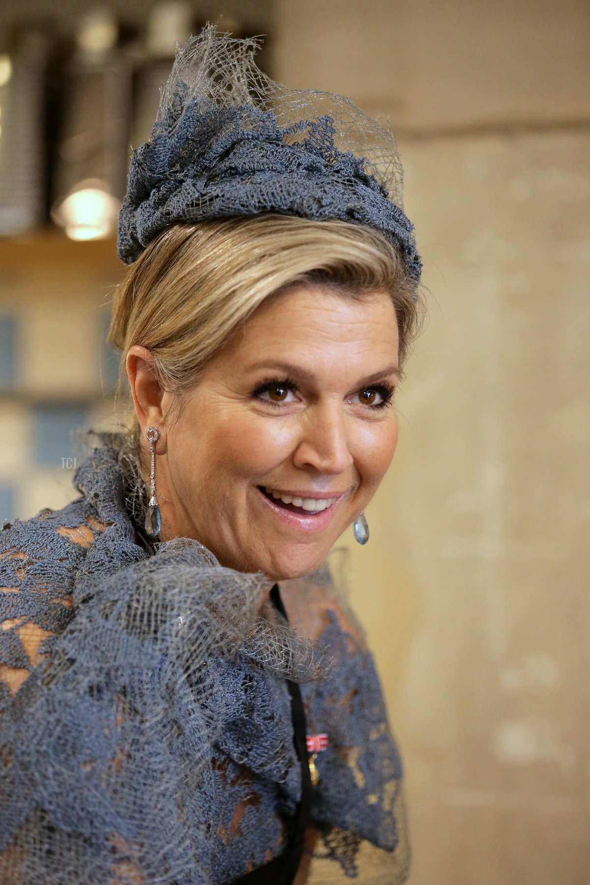 Queen Maxima of The Netherlands cooks during a visit of the community cooking project at Brotfabrik on June 28, 2022 in Vienna, Austria