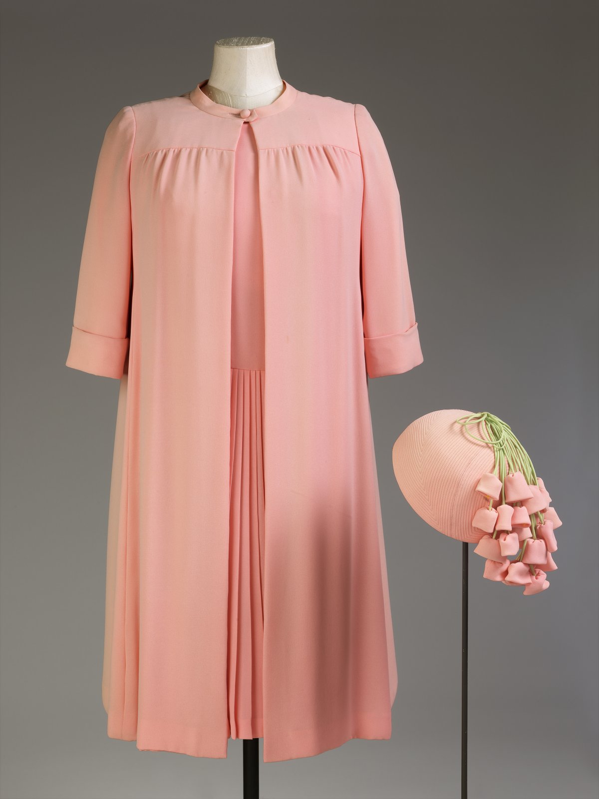 The Queen's Platinum Jubilee outfits go on display for the first time at the Palace of Holyroodhouse, Edinburgh