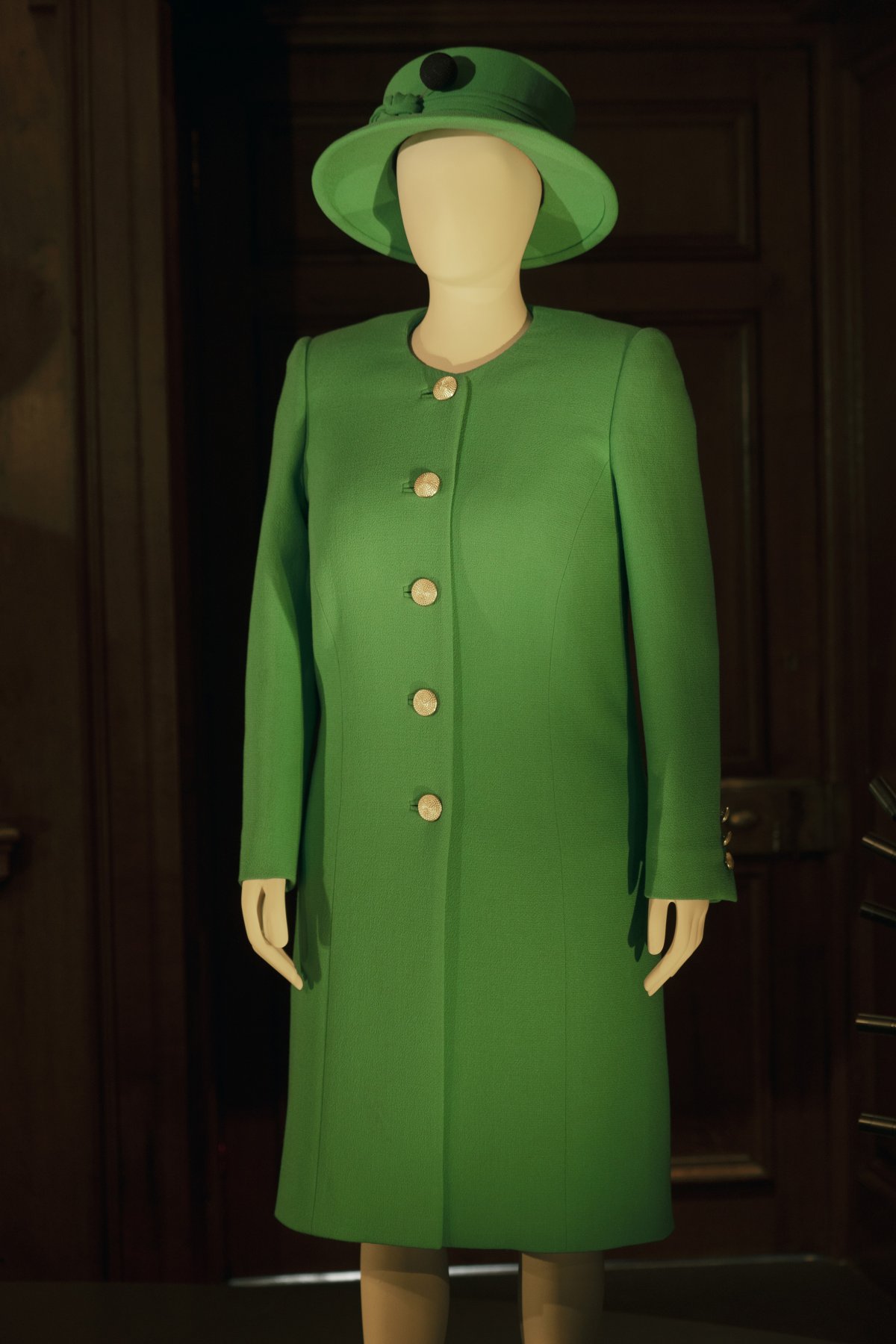 The Queen's Platinum Jubilee outfits go on display for the first time at the Palace of Holyroodhouse, Edinburgh