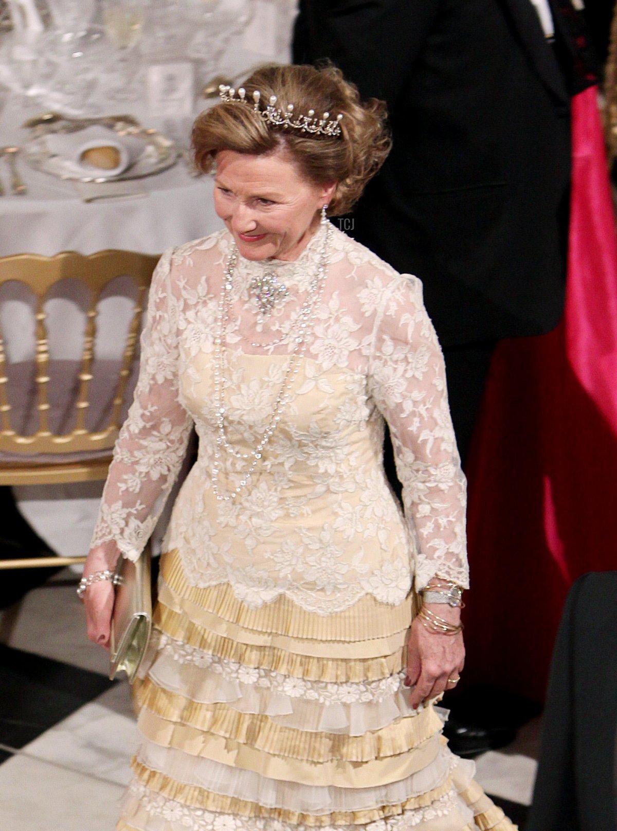 Queen Sonja attends Queen Margrethe II of Denmark's 70th birthday gala