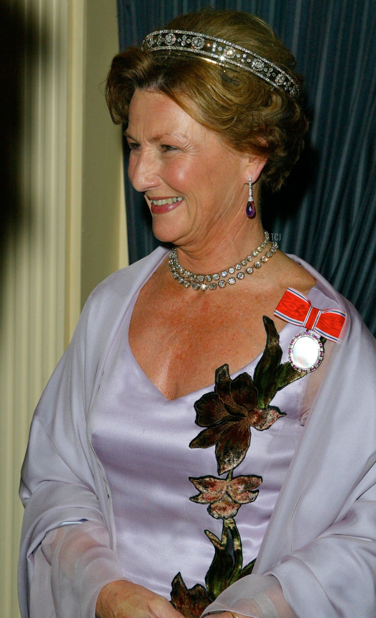 Queen Sonja of Norway attends the American-Scandinavian Foundation Annual Gala Dinner Dance October 15, 2002 in New York City