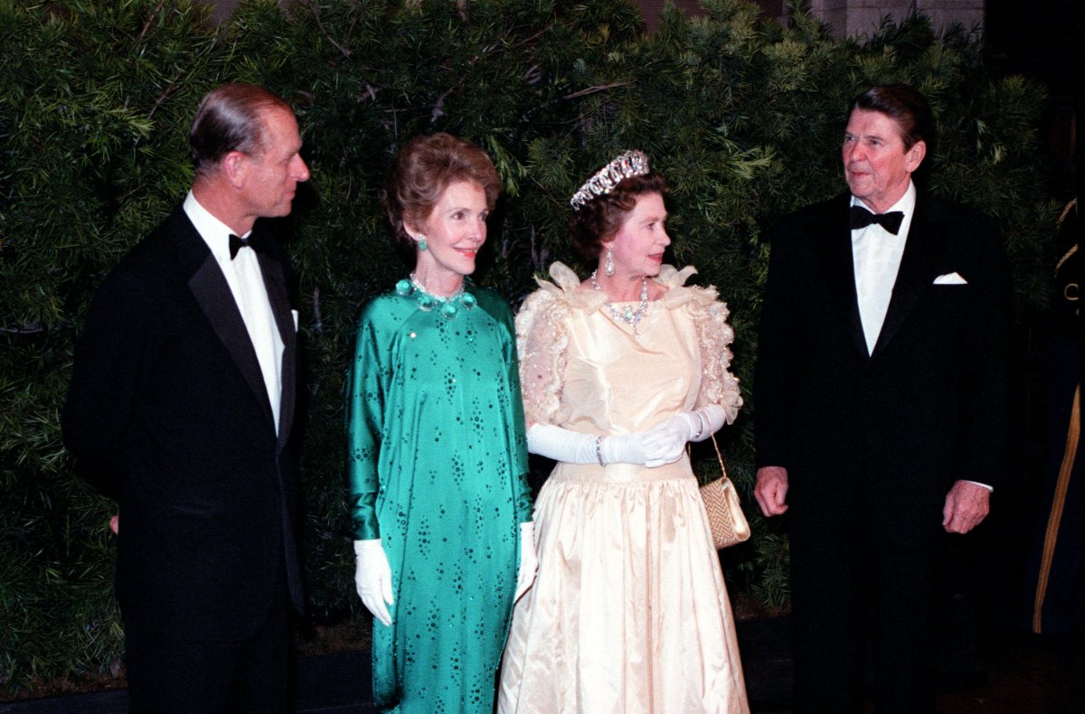 The Queen and the Duke of Edinburgh with President and Mrs. Reagan in California, March 1983 (National Archives and Records Administration/Wikimedia Commons)