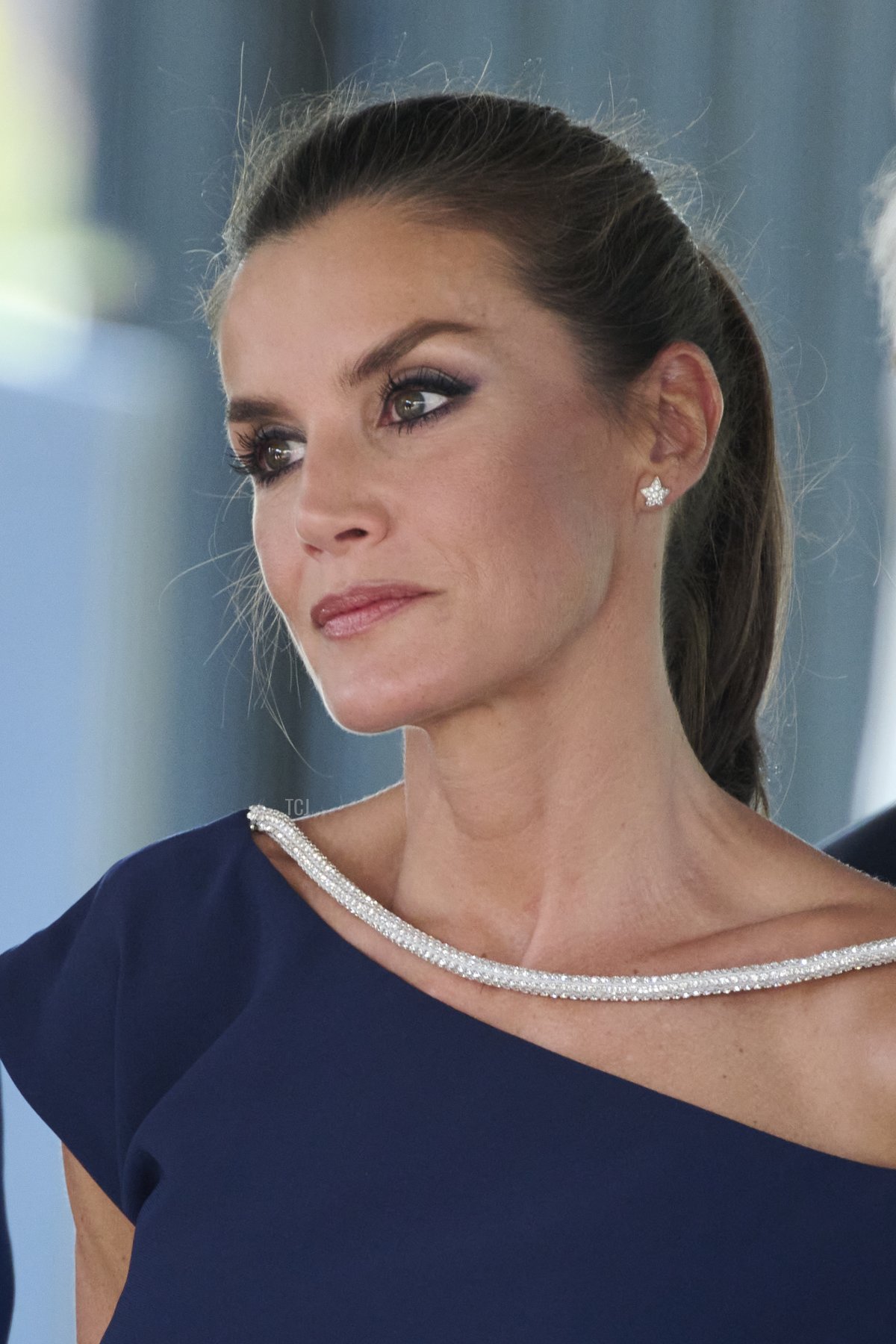 Queen Letizia of Spain attends the 'Princesa de Girona' Foundation 2022 awards at the Agbar Foundation on July 04, 2022 in Barcelona, Spain