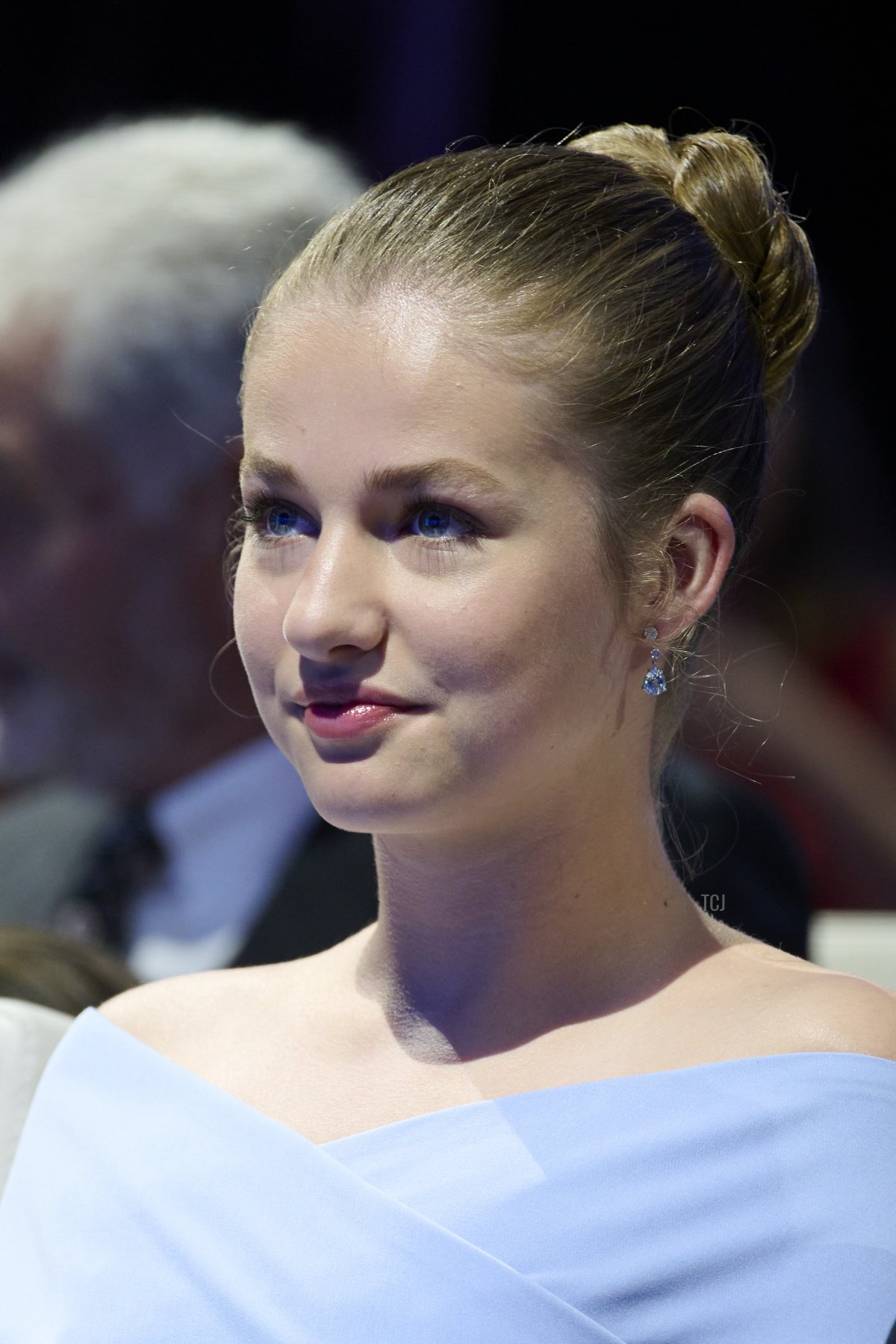 Crown Princess Leonor of Spain attends the 'Princesa de Girona' Foundation 2022 awards at the Agbar Foundation on July 04, 2022 in Barcelona, Spain