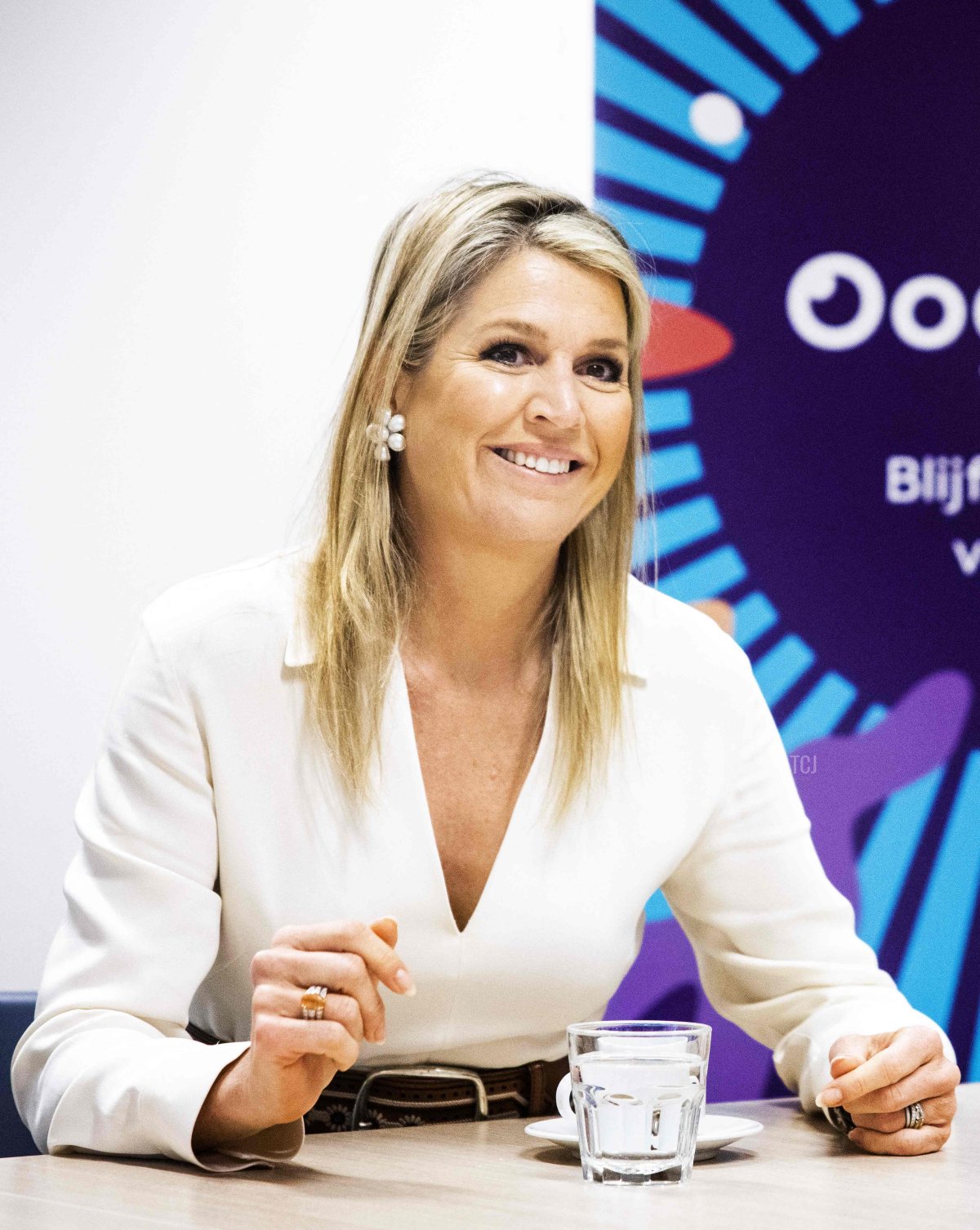 Dutch Queen Maxima attends the launch of a campaign about the emerging myopia epidemic at Erasmus MC in Rotterdam on July 6, 2022