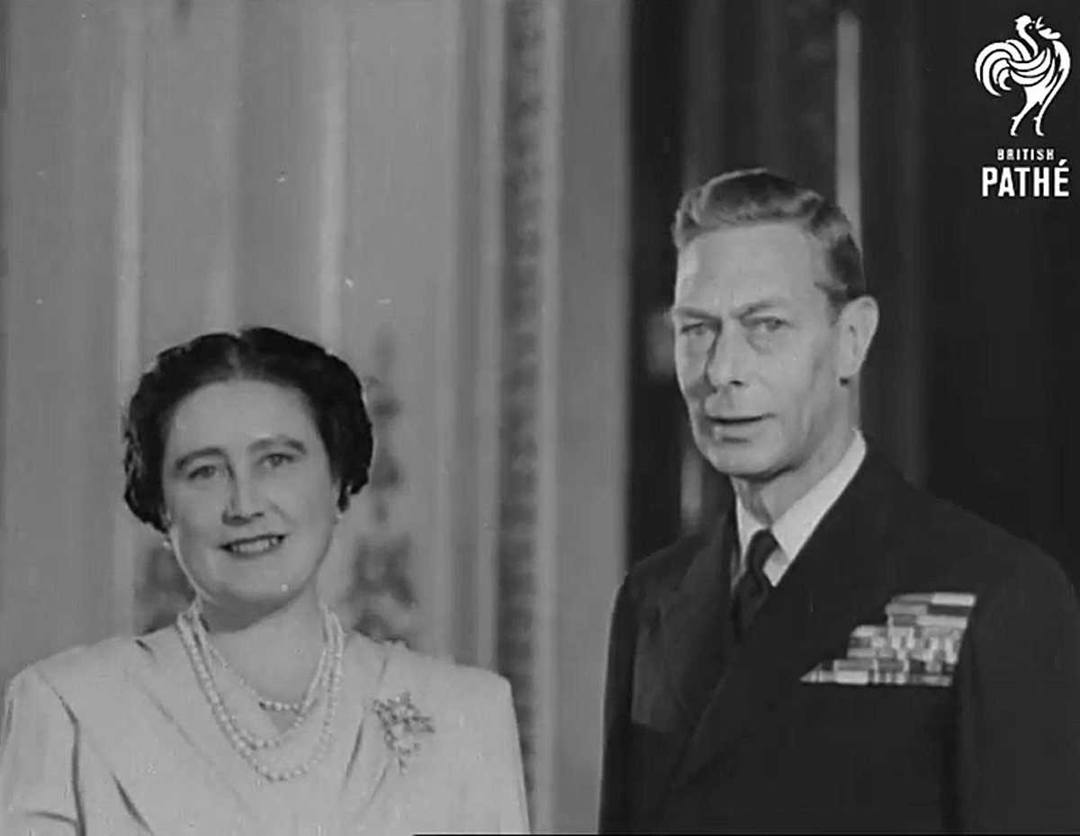 King George VI and Queen Elizabeth, 10 Jul 1947