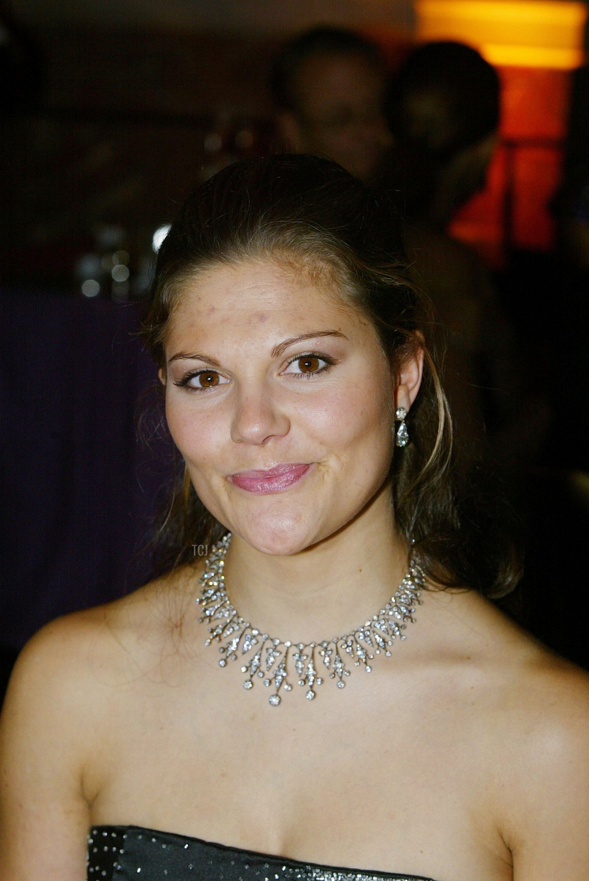 Princess Victoria of Sweden attends the Fondation pour l'enfance gala at Versailles Palace December 2, 2002 in Versailles, France