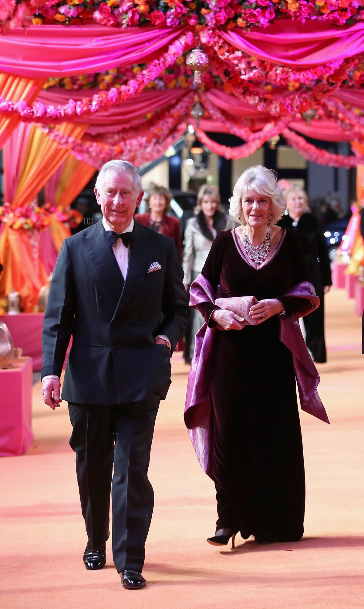 Camilla, Duchess of Cornwall and Prince Charles, Prince of Wales attend The Royal Film Performance and World Premiere of "The Second Best Exotic Marigold Hotel" at Odeon Leicester Square on February 17, 2015 in London, England
