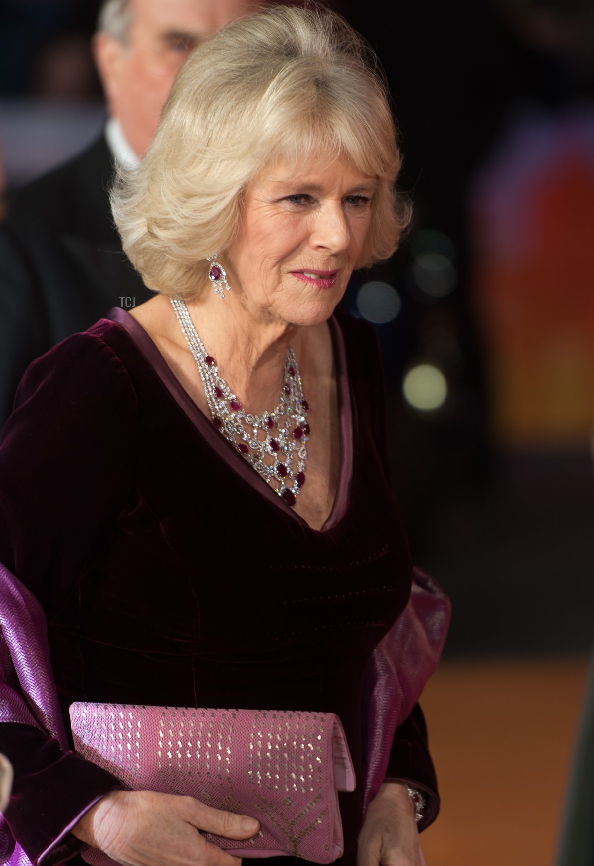 Camilla, Duchess of Cornwall attends The Royal Film Performance and World Premiere of "The Second Best Exotic Marigold Hotel" at Odeon Leicester Square on February 17, 2015 in London, England