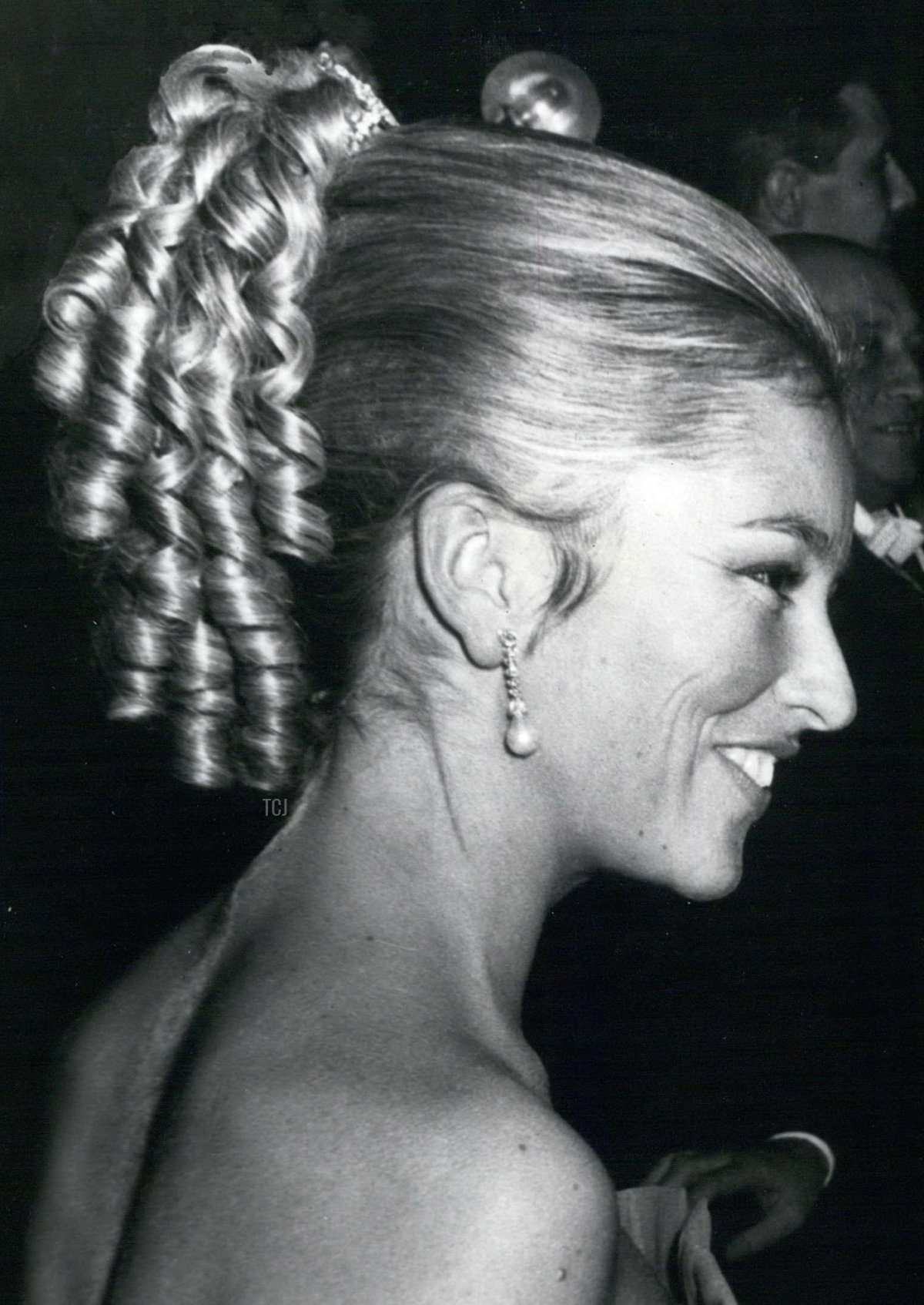 Oct. 23, 1967 - Princess Paola at Brussels Reception for Luxembourg Officials