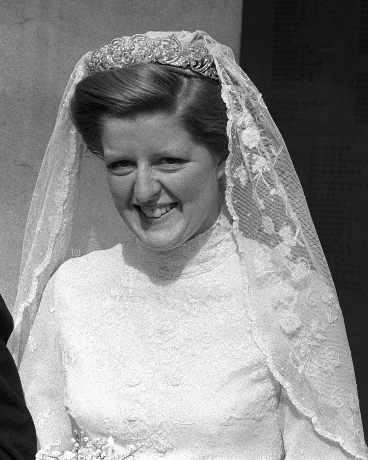 Lady Jane Spencer on her wedding day, 1978