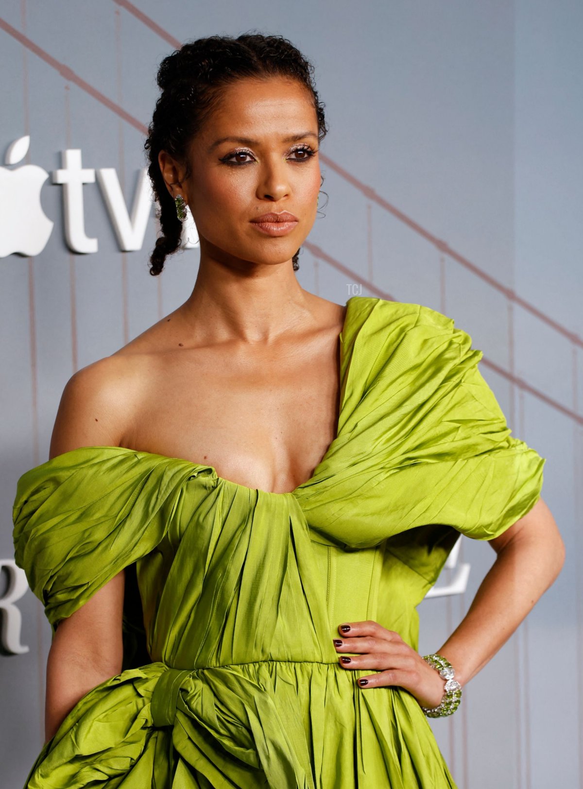 Gugu Mbatha-Raw attends Apple TV+'s "Surface" New York Premiere at The Morgan Library on July 25, 2022 in New York City