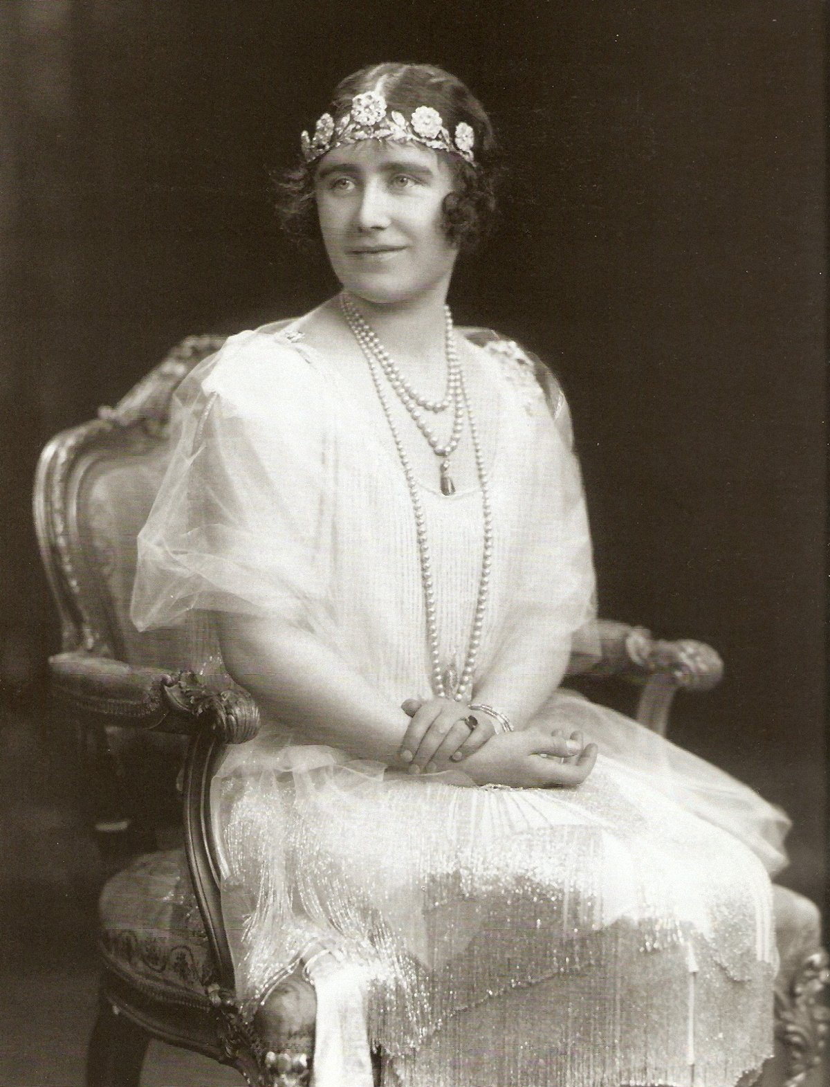 Elizabeth Bowes-Lyon, (1900-2002), Duchess of York, and future Queen Mother Elizabeth, circa 1928