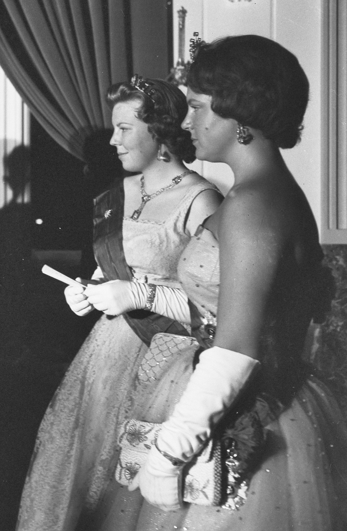 Princess Irene during the Belgian state visit, July 1959