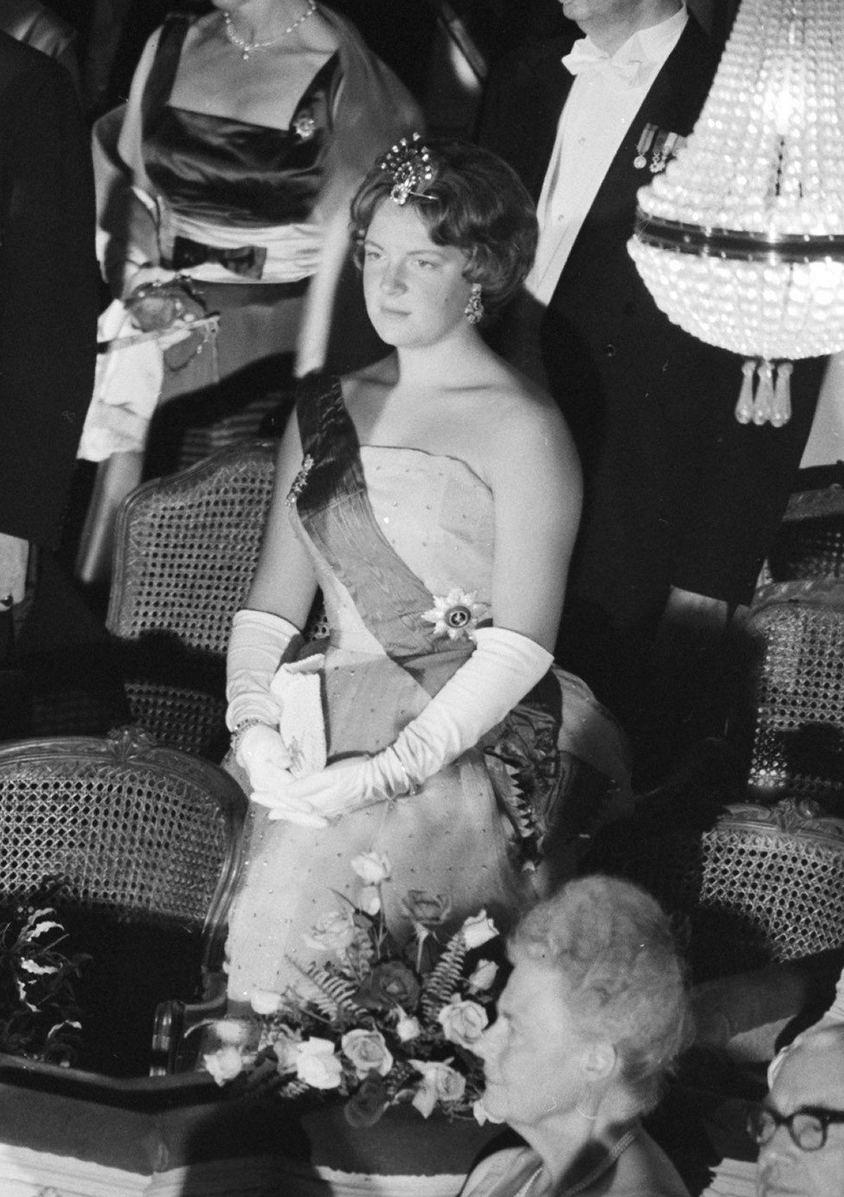 Princess Irene during the Belgian state visit, July 1959