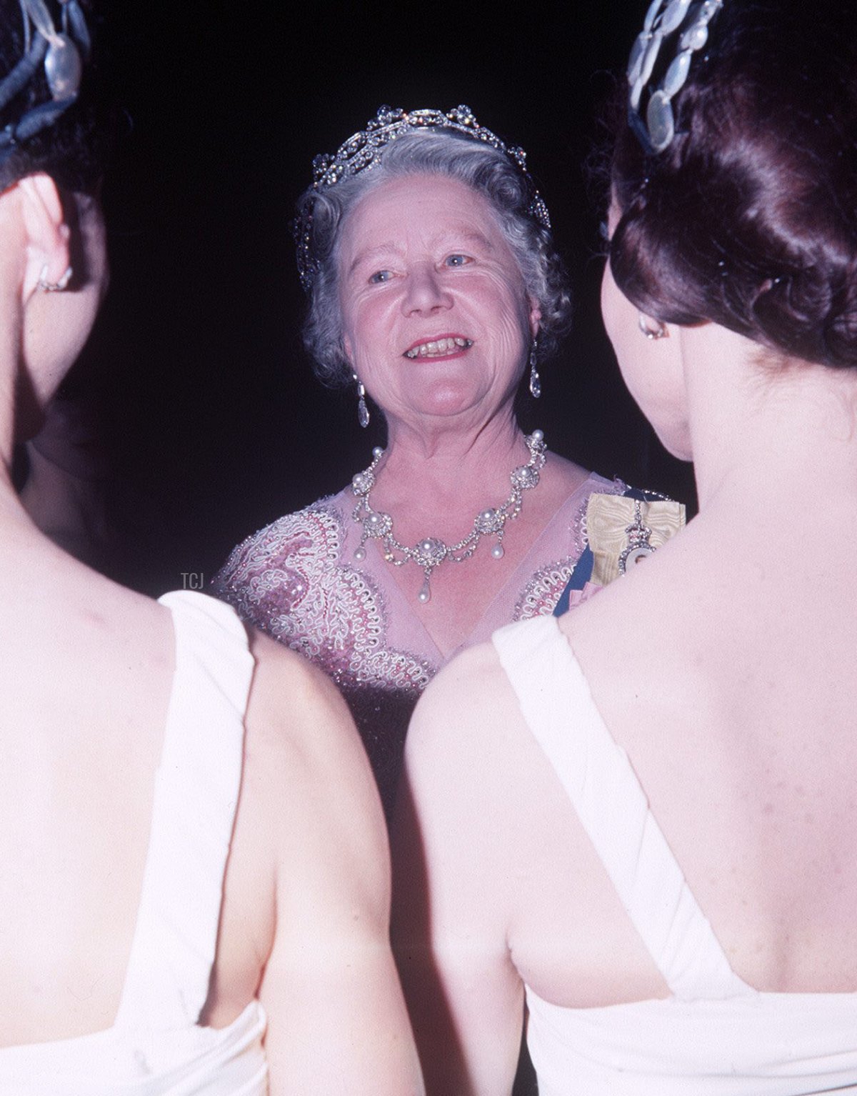 The Queen Mother attends the Silver Jubilee Gala Performance at Covent Garden, May 1977