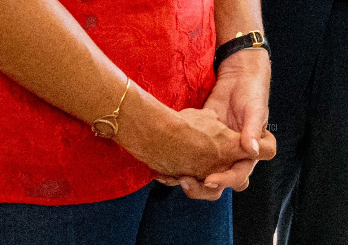 Queen Maxima of Netherlands attends a meeting as she visits the Welcome Week and Introductory Programme activity market for new students in Delft, on August 24, 2022