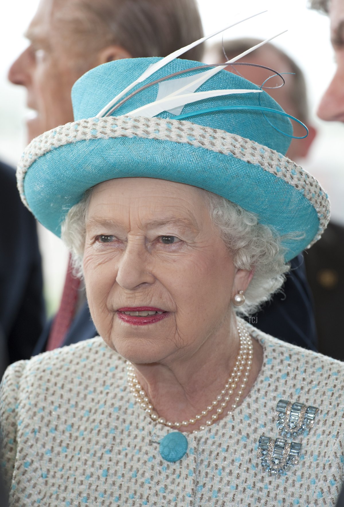 Queen Elizabeth II visits the Guinness Storehouse on May 18, 2011 in Dublin, Ireland