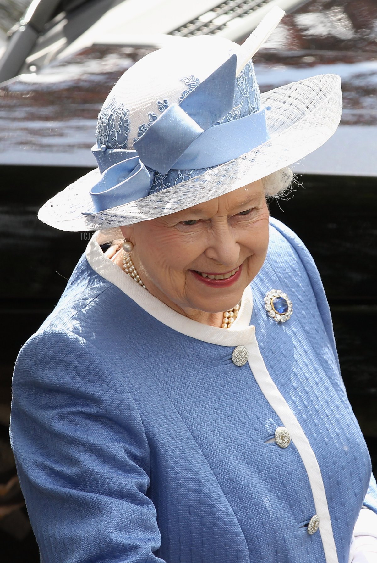 Queen Elizabeth II visits the Irish National Stud on May 19, 2011 in Kildare, Ireland