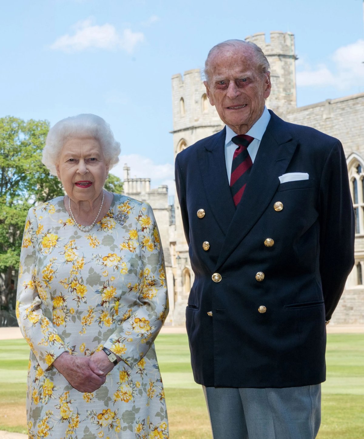 The Queen and the Duke of Edinburgh in an image released to celebrate his 99th birthday, 2020